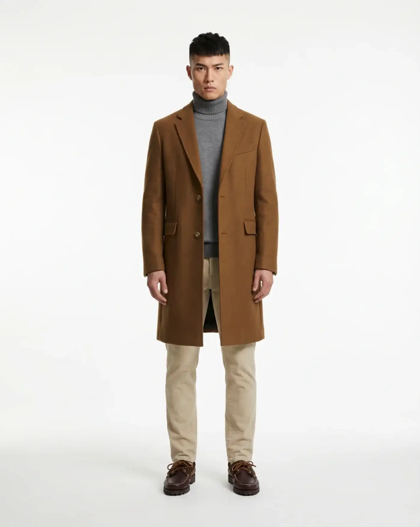 Abrigo Ami Paris Coat Single Breasted - Image 3