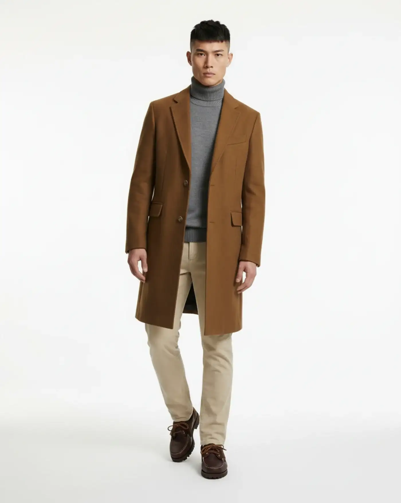 Abrigo Ami Paris Coat Single Breasted - Image 4