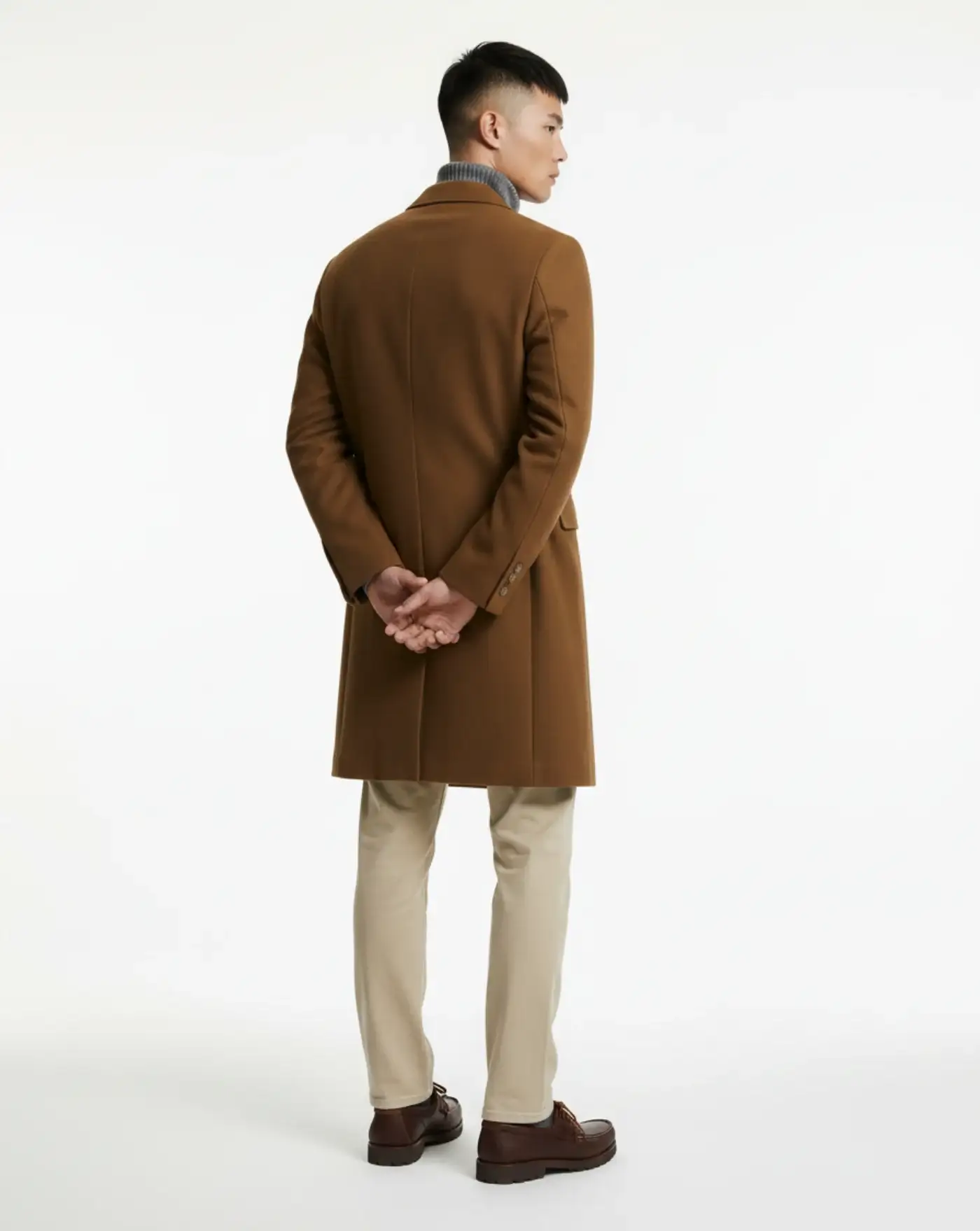 Abrigo Ami Paris Coat Single Breasted - Image 5