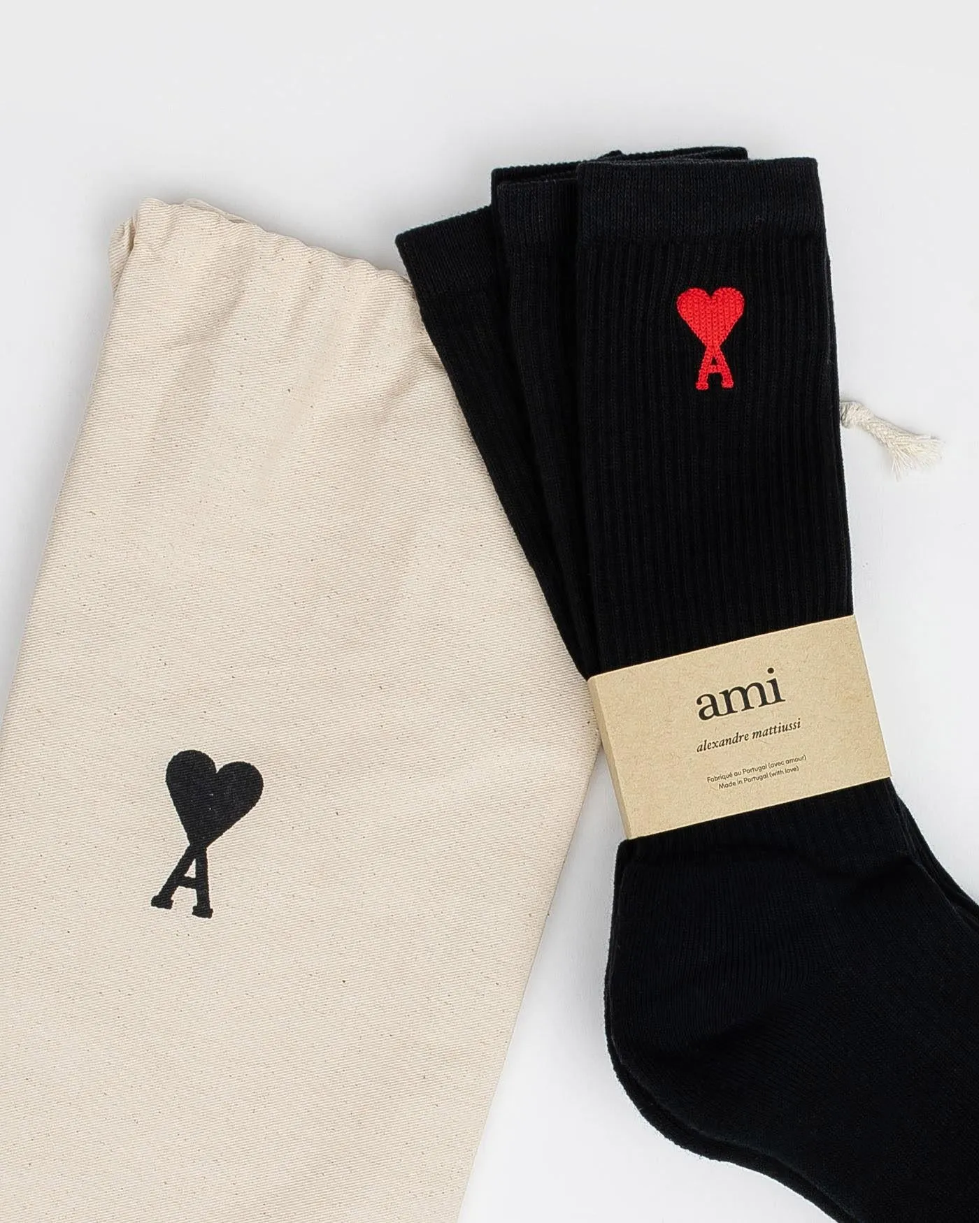 Calcetines Ami Paris Pack 3 Ami de Coeur - Image 5