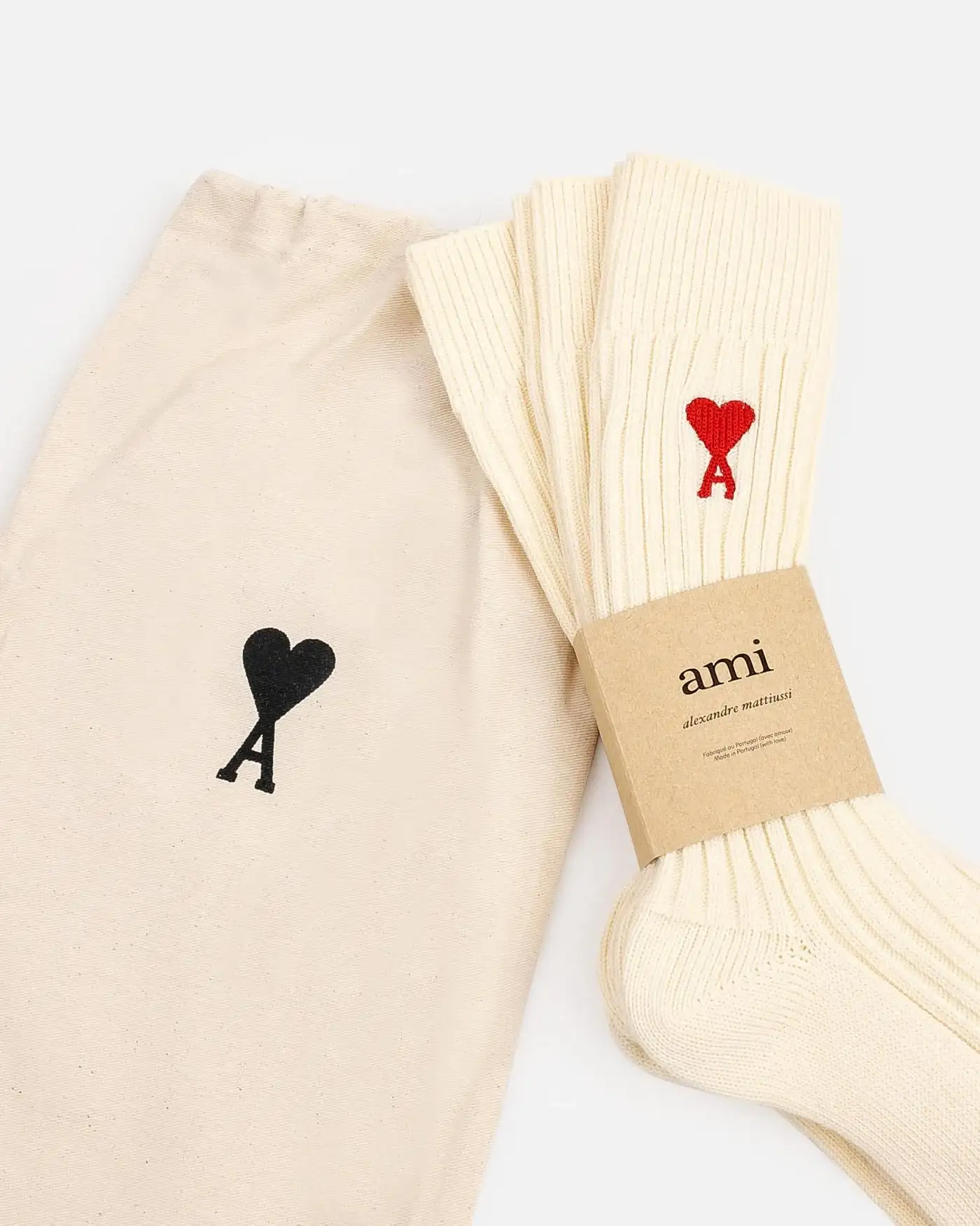 Calcetines Ami Paris Pack 3 Ami de Coeur - Image 3