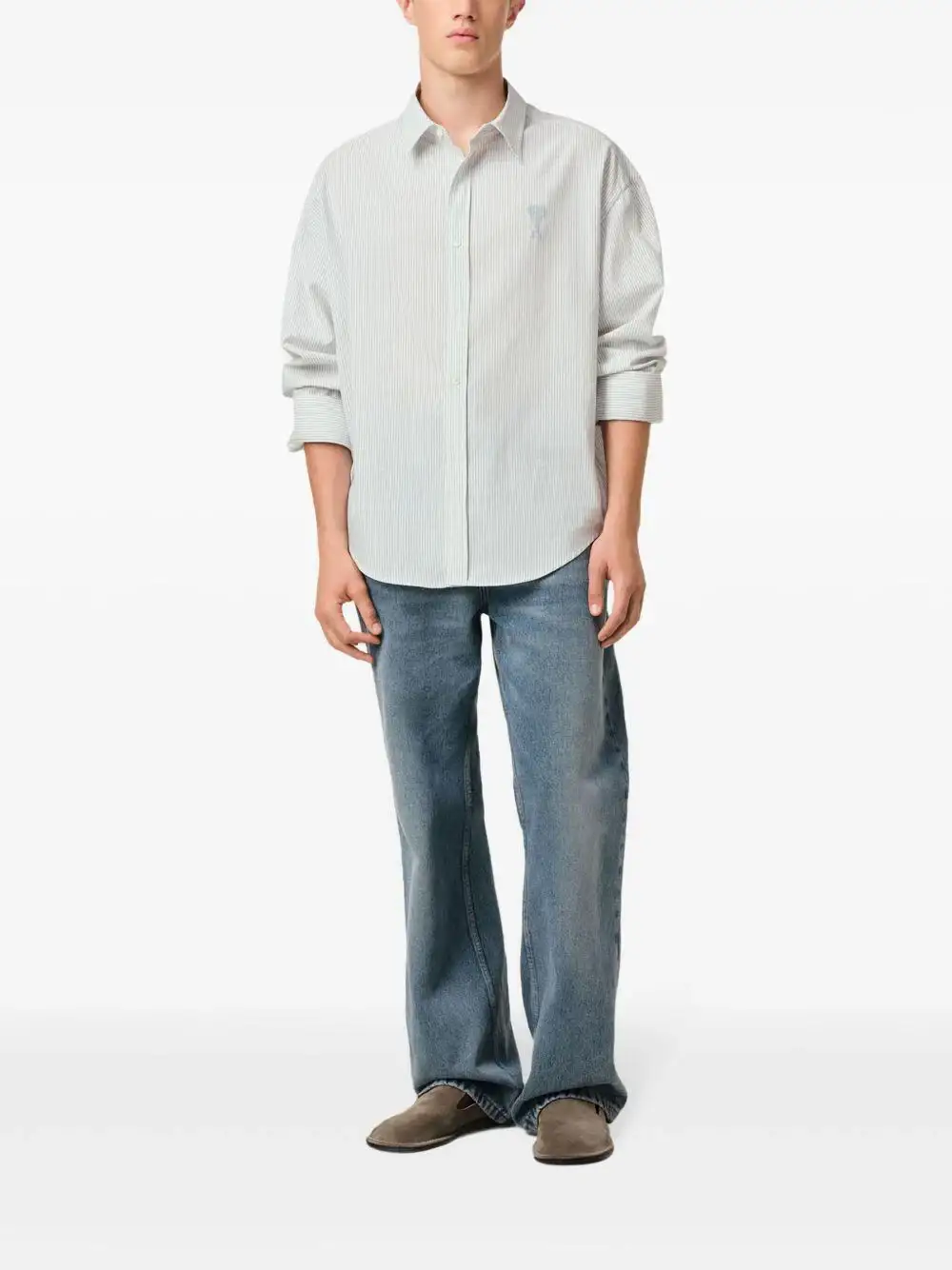 Camisa Ami Paris Boxy Fit - Image 9