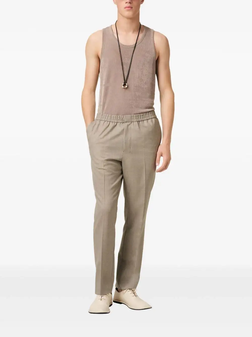 Pantalon Ami Paris Elasticated Waist Pants - Image 3