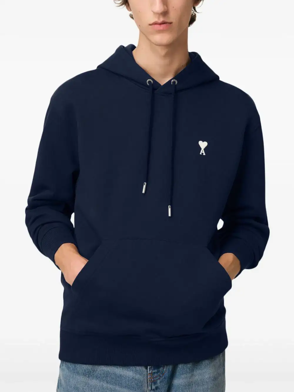Sudadera Ami Paris Hoodie Off White Ami de Coeur - Image 14