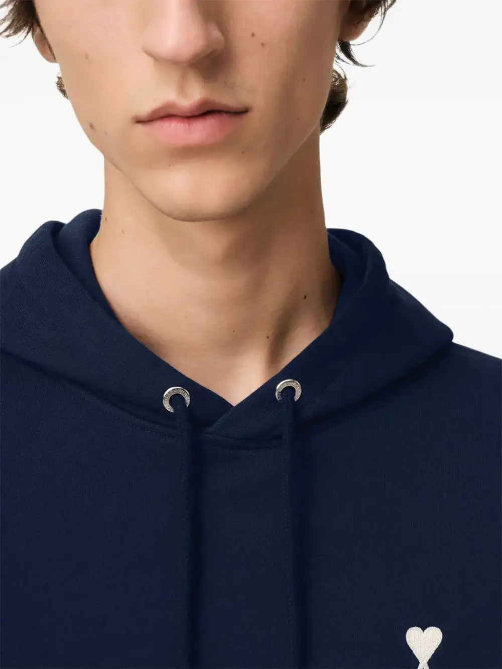 Sudadera Ami Paris Hoodie Off White Ami de Coeur - Image 6