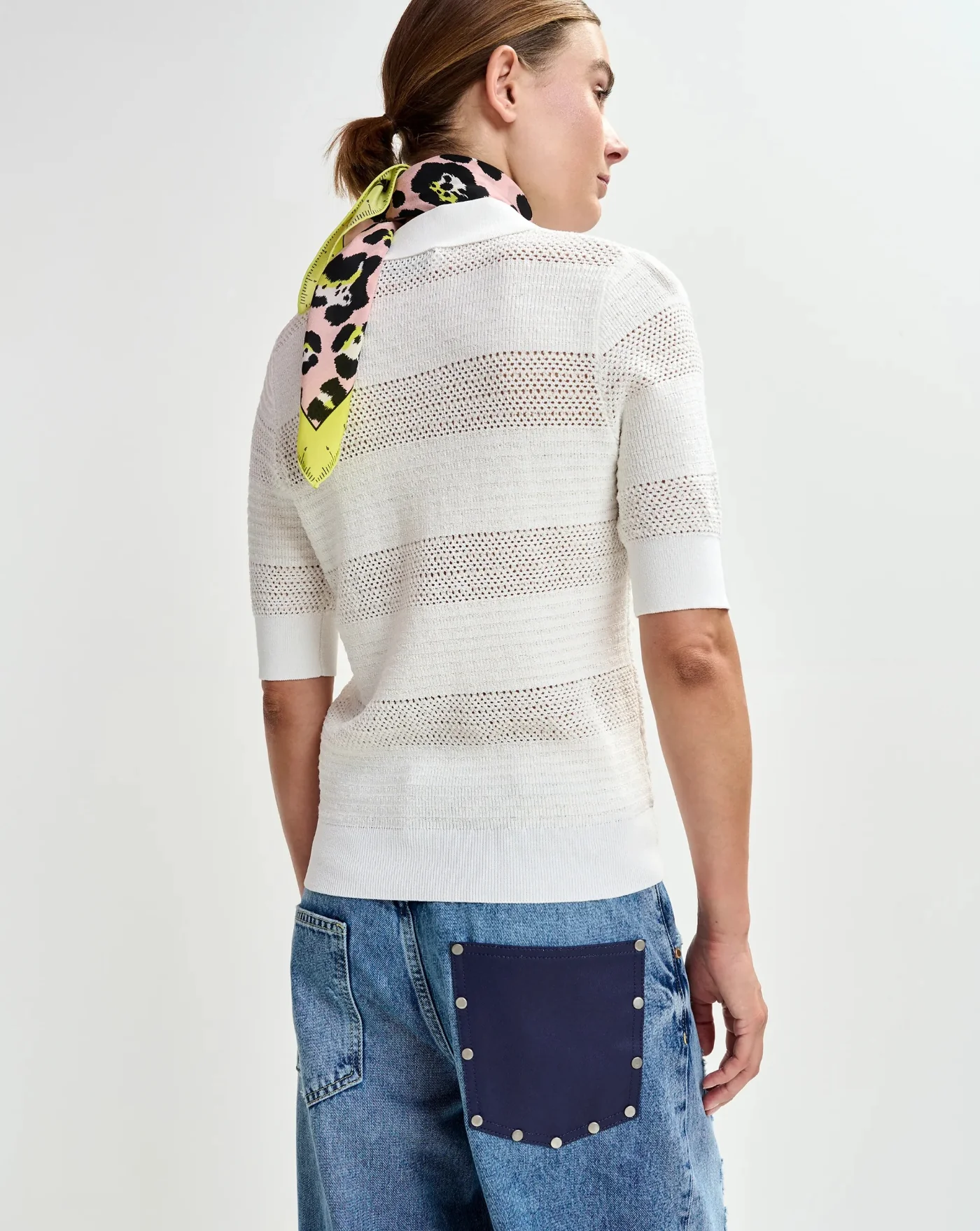 Blusa Essentiel Antwerp Jarts Knit Polo - Image 4