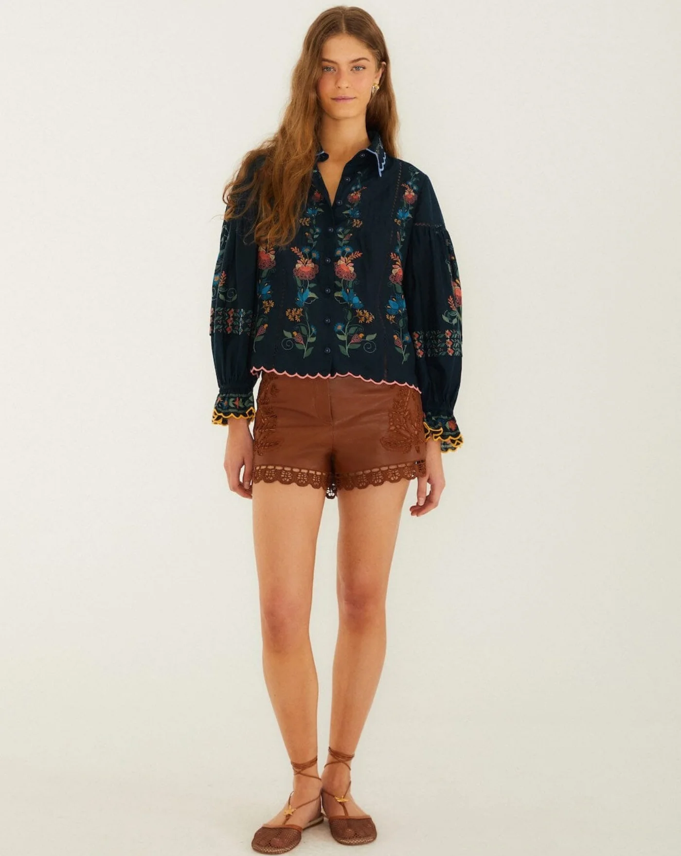 Blusa Farm Rio Stitched Garden - Image 4