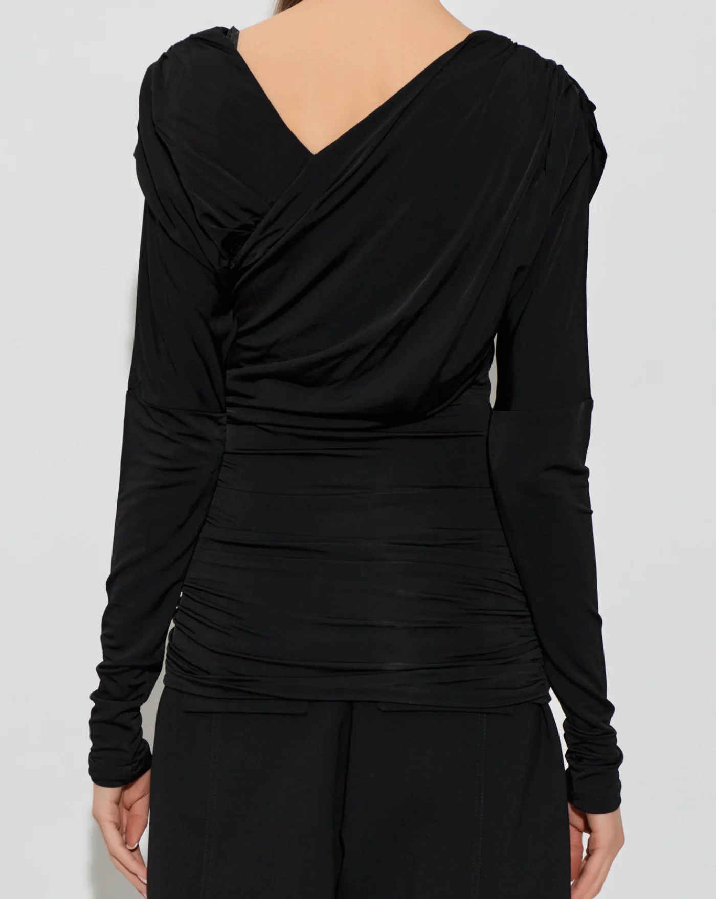 Blusa Ganni Ruched Blouse - Image 3