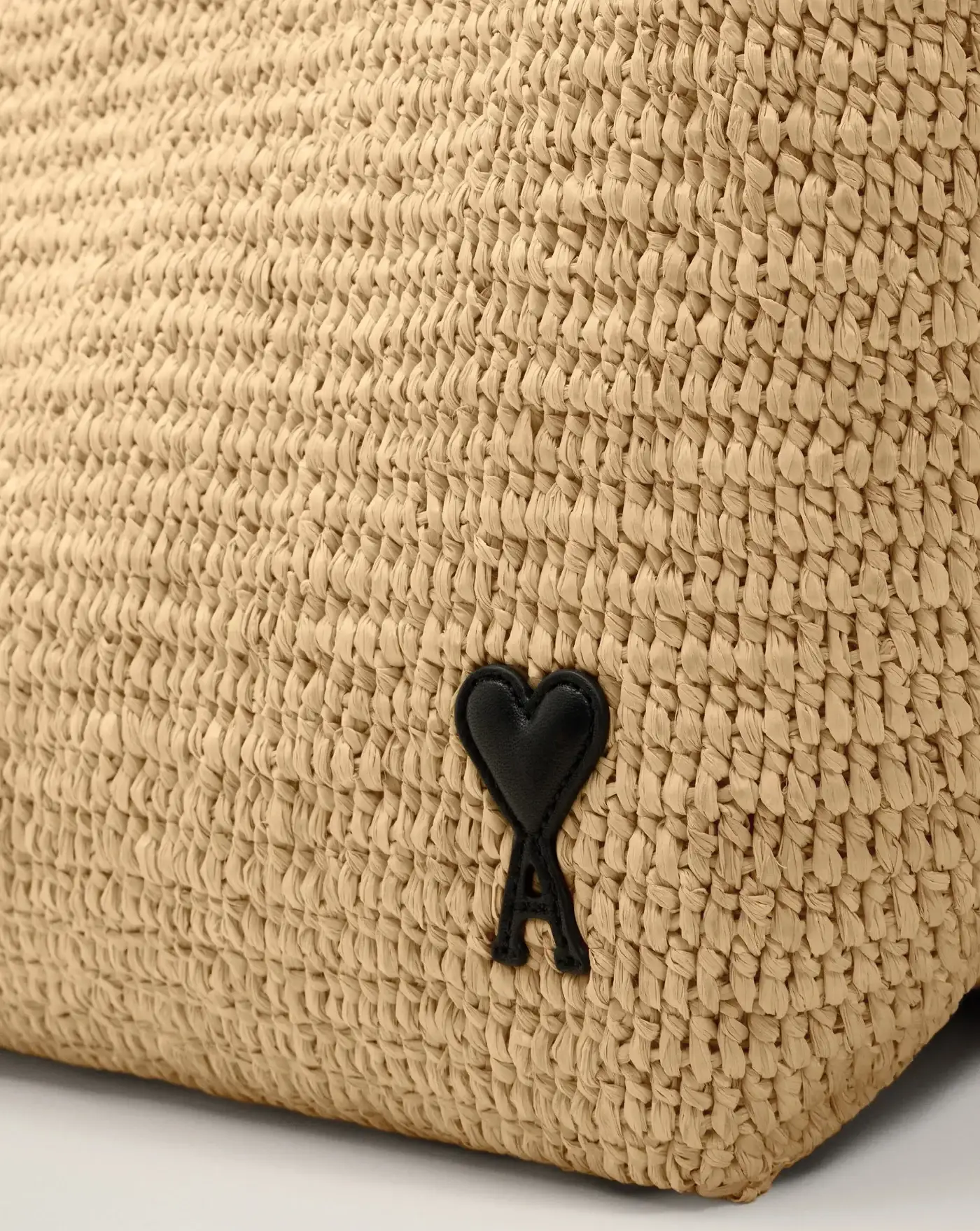 Bolso Ami Paris Ami de Coeur Rafia Tote Bag - Image 4
