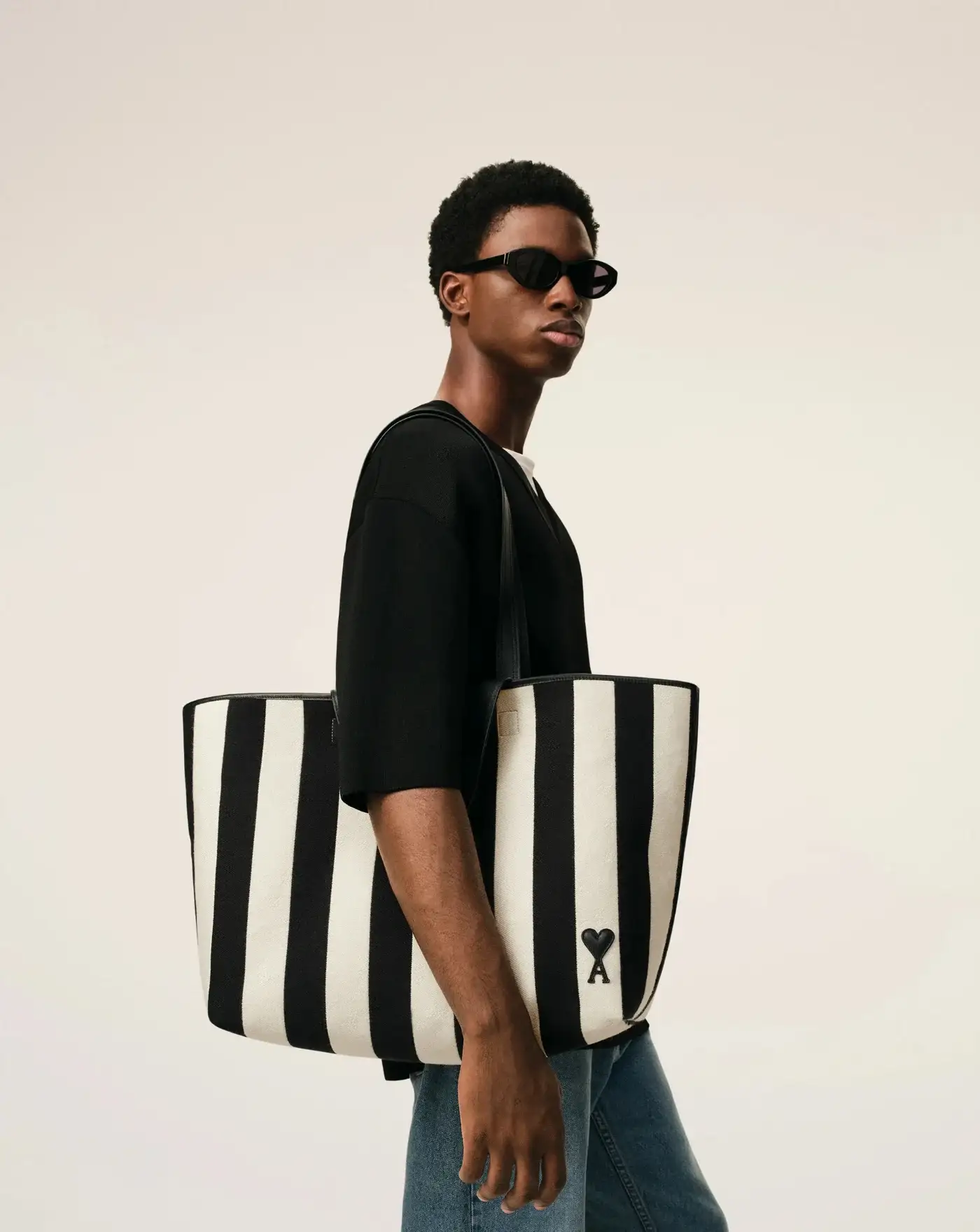 Bolso Ami Paris Ami de Coeur Shopping Bag - Image 6