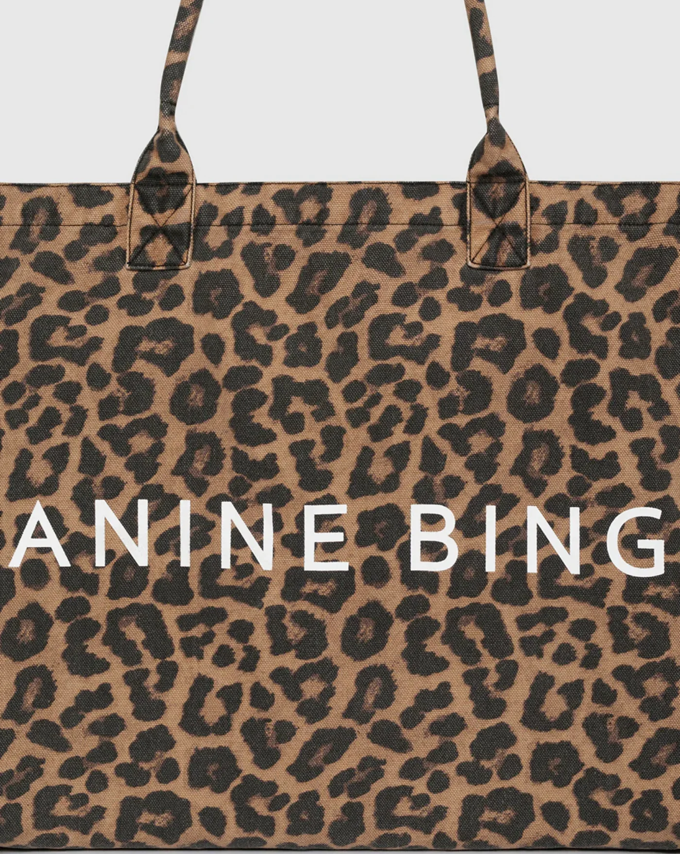 Bolso Anine Bing Leo Canvas Tote - Image 3