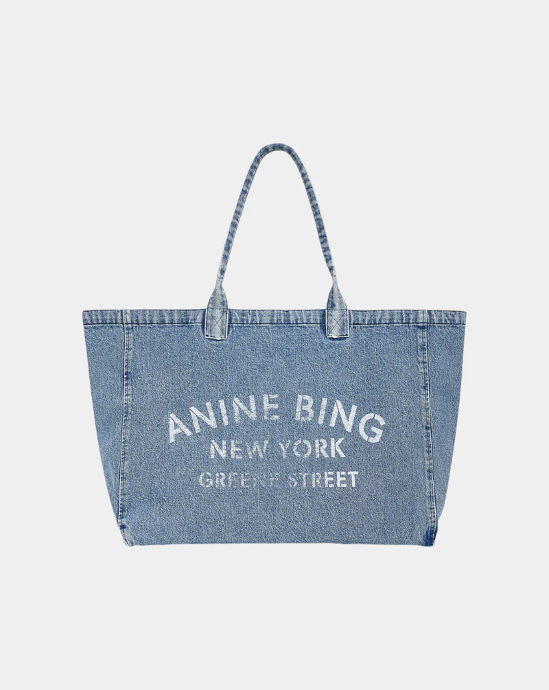 Bolso Anine Bing Leo Denim Tote