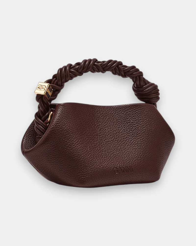 Bolso Ganni Bou Bag Mini Grained - Image 2