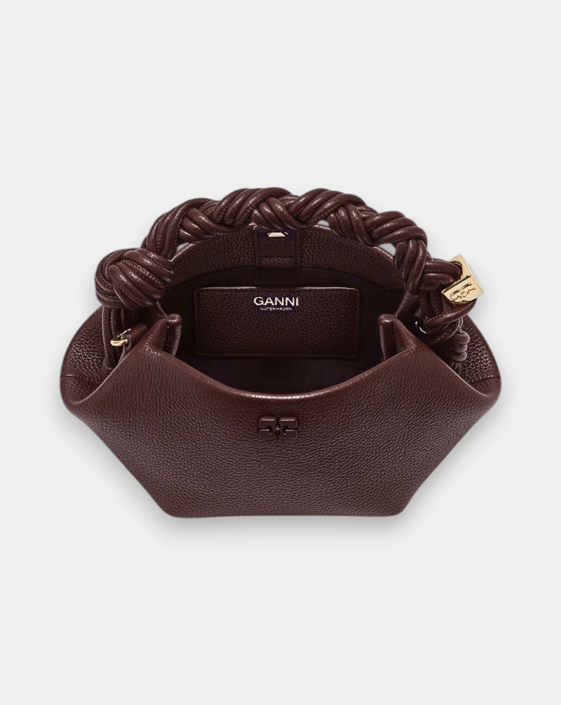 Bolso Ganni Bou Bag Mini Grained - Image 3