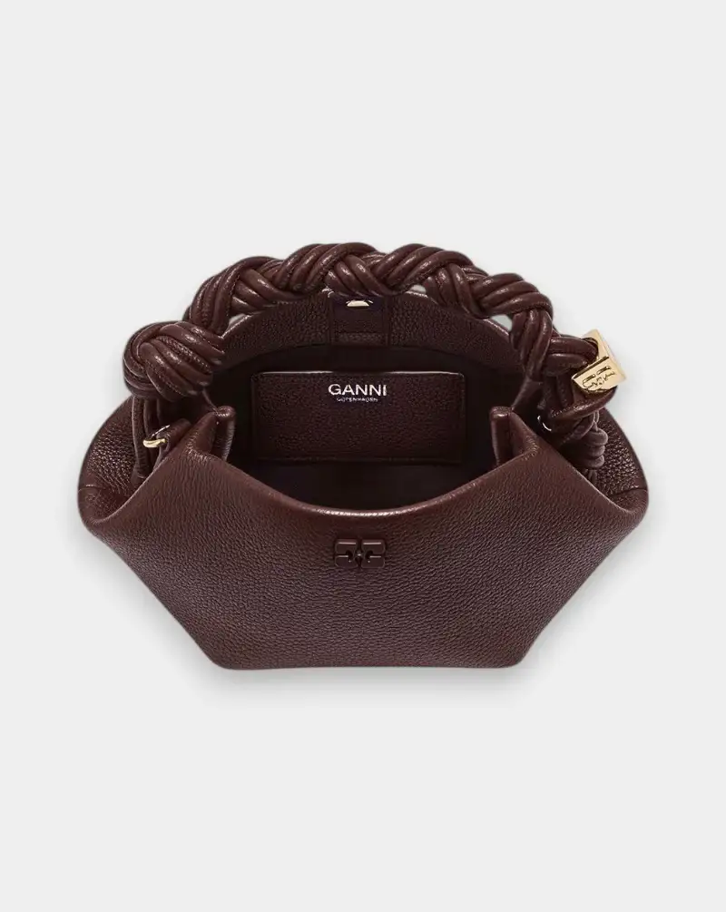 Bolso Ganni Bou Bag Mini Grained - Image 7