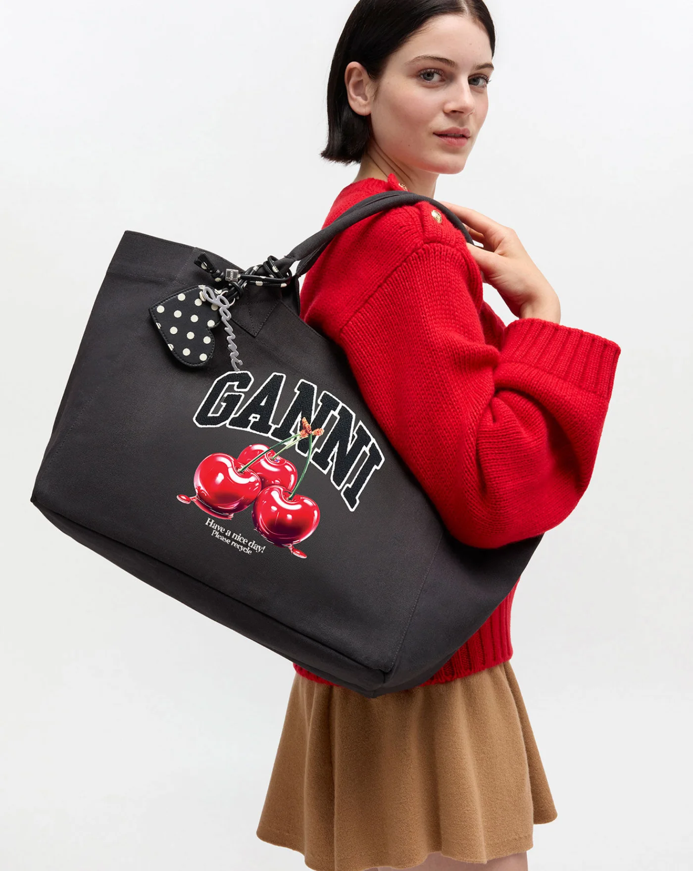 Bolso Ganni Cherry Tote - Image 4