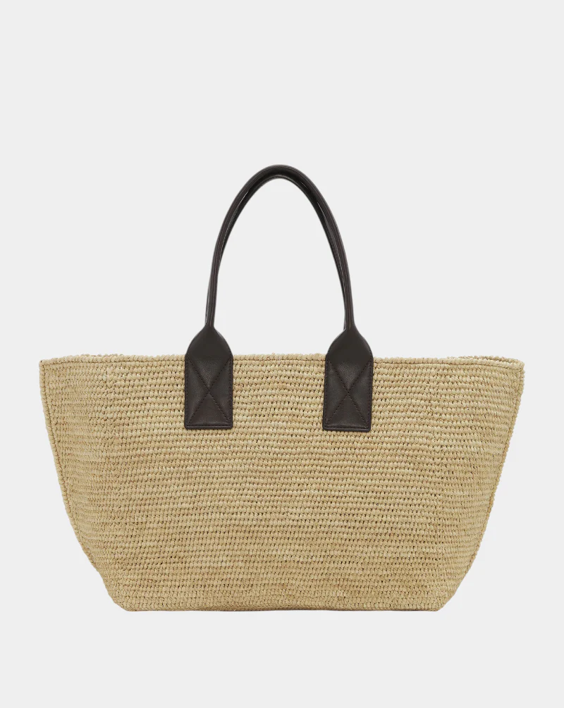 Bolso Ganni Easy Shopper Medium Raffia - Image 2