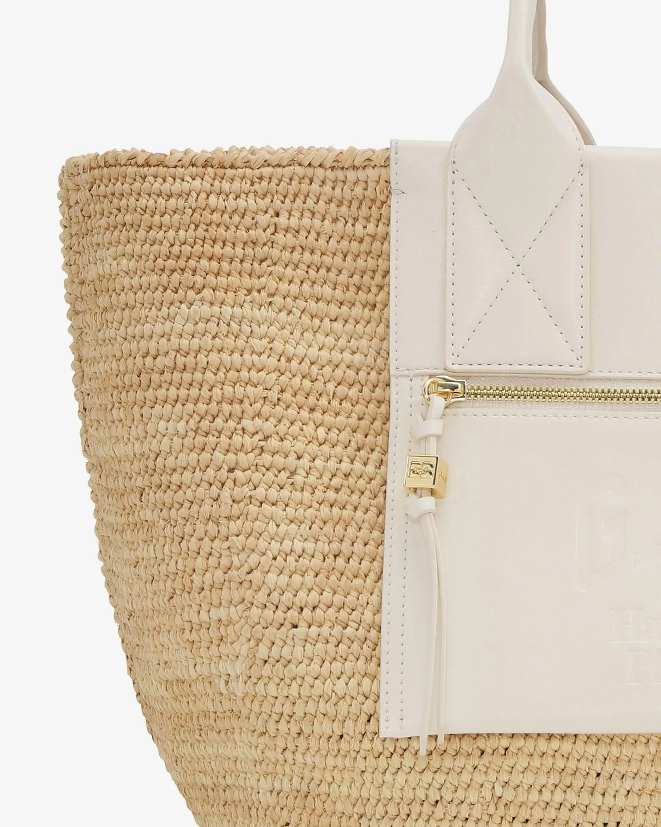 Bolso Ganni Easy Shopper Medium Raffia - Image 7
