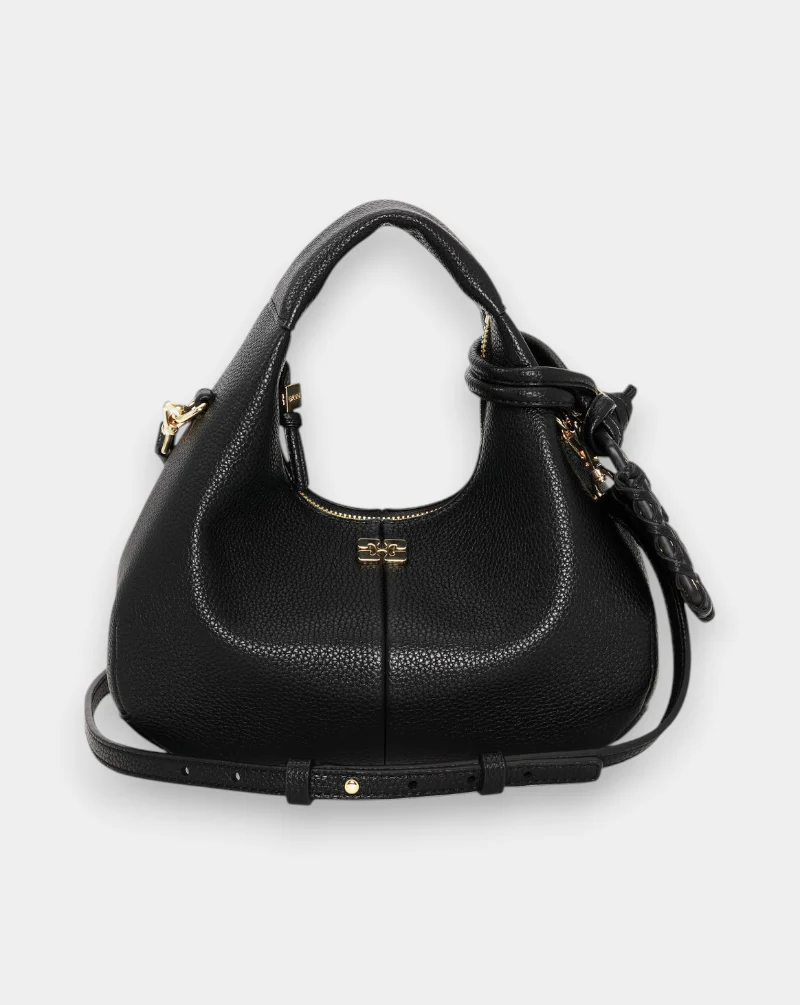 Bolso Ganni Hobo Mini Grained