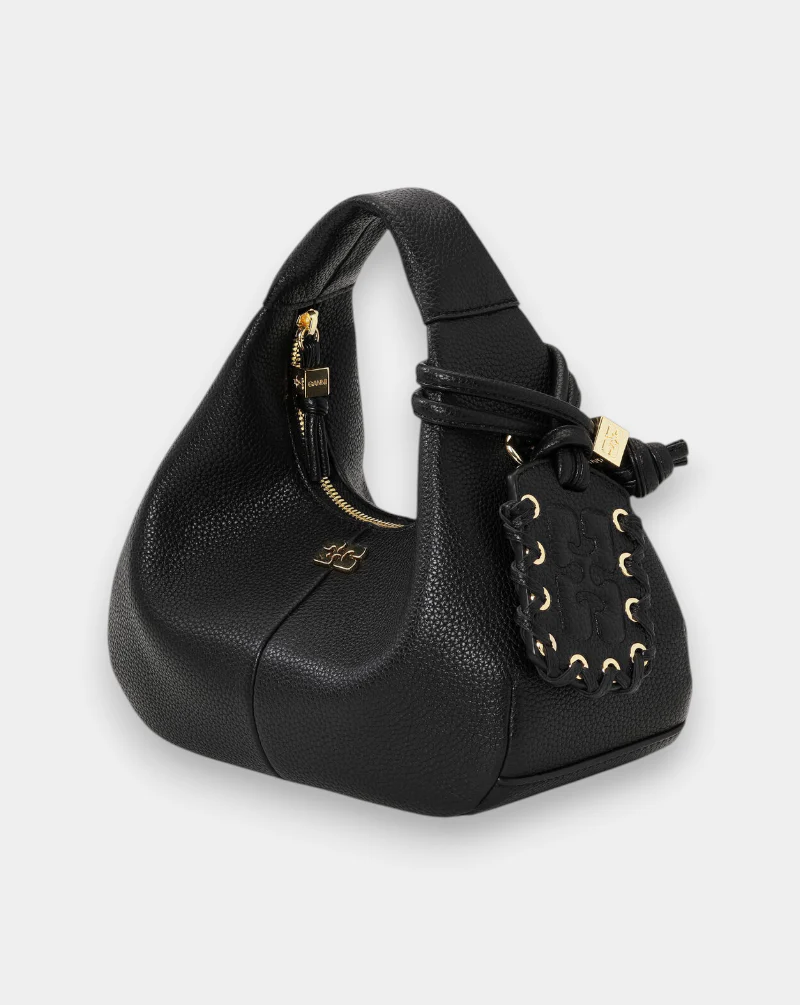 Bolso Ganni Hobo Mini Grained - Image 2