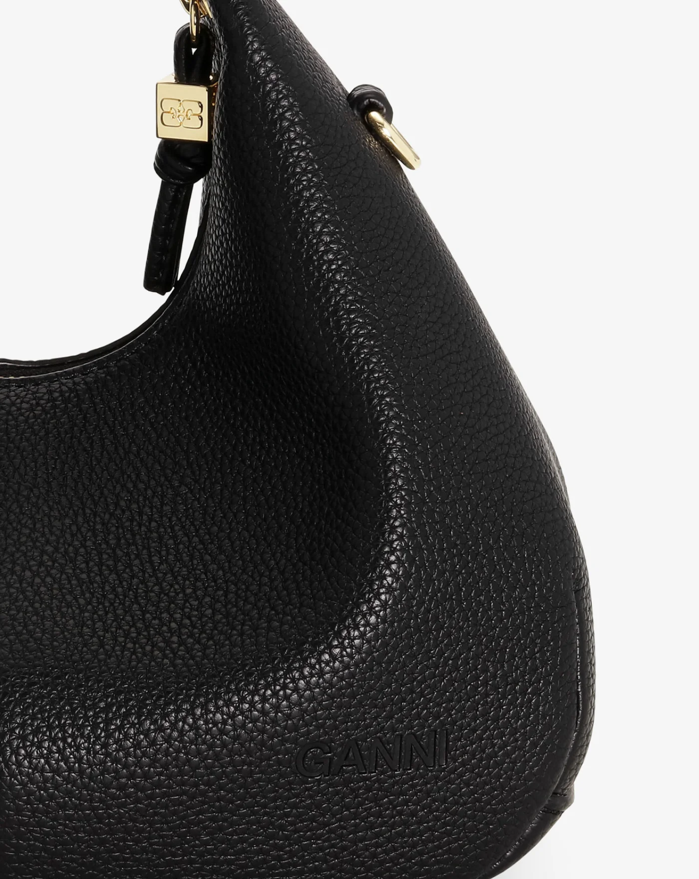 Bolso Ganni Hobo Mini Grained - Image 6