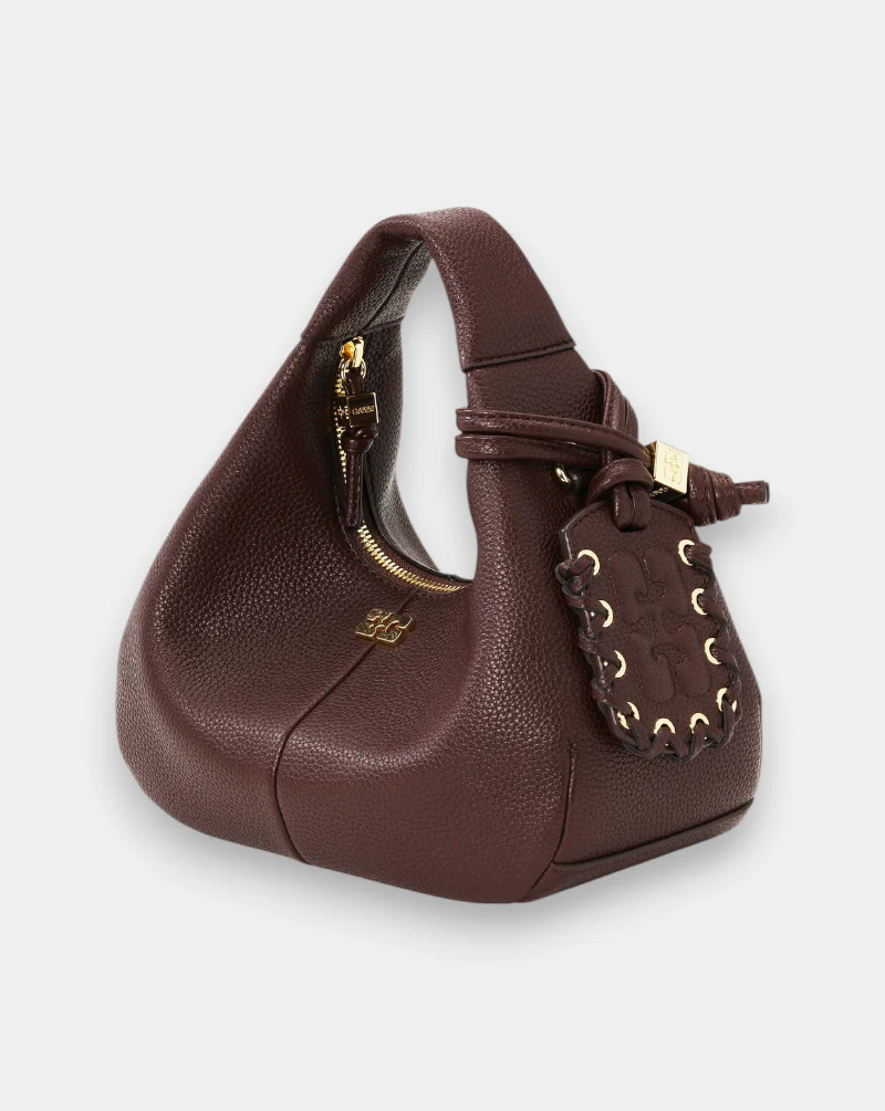 Bolso Ganni Hobo Mini grained - Image 2