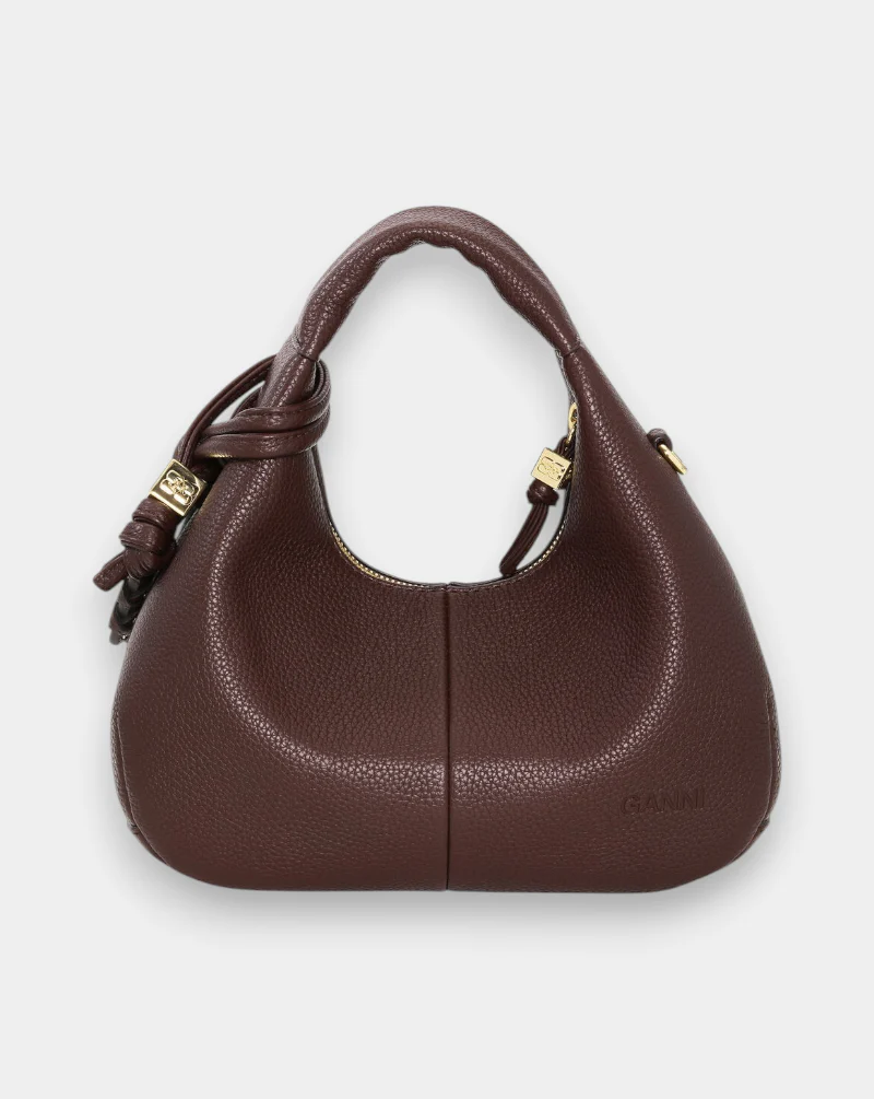Bolso Ganni Hobo Mini grained - Image 3