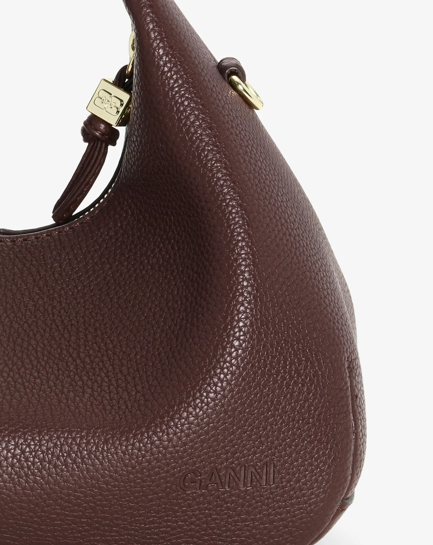 Bolso Ganni Hobo Mini grained - Image 4