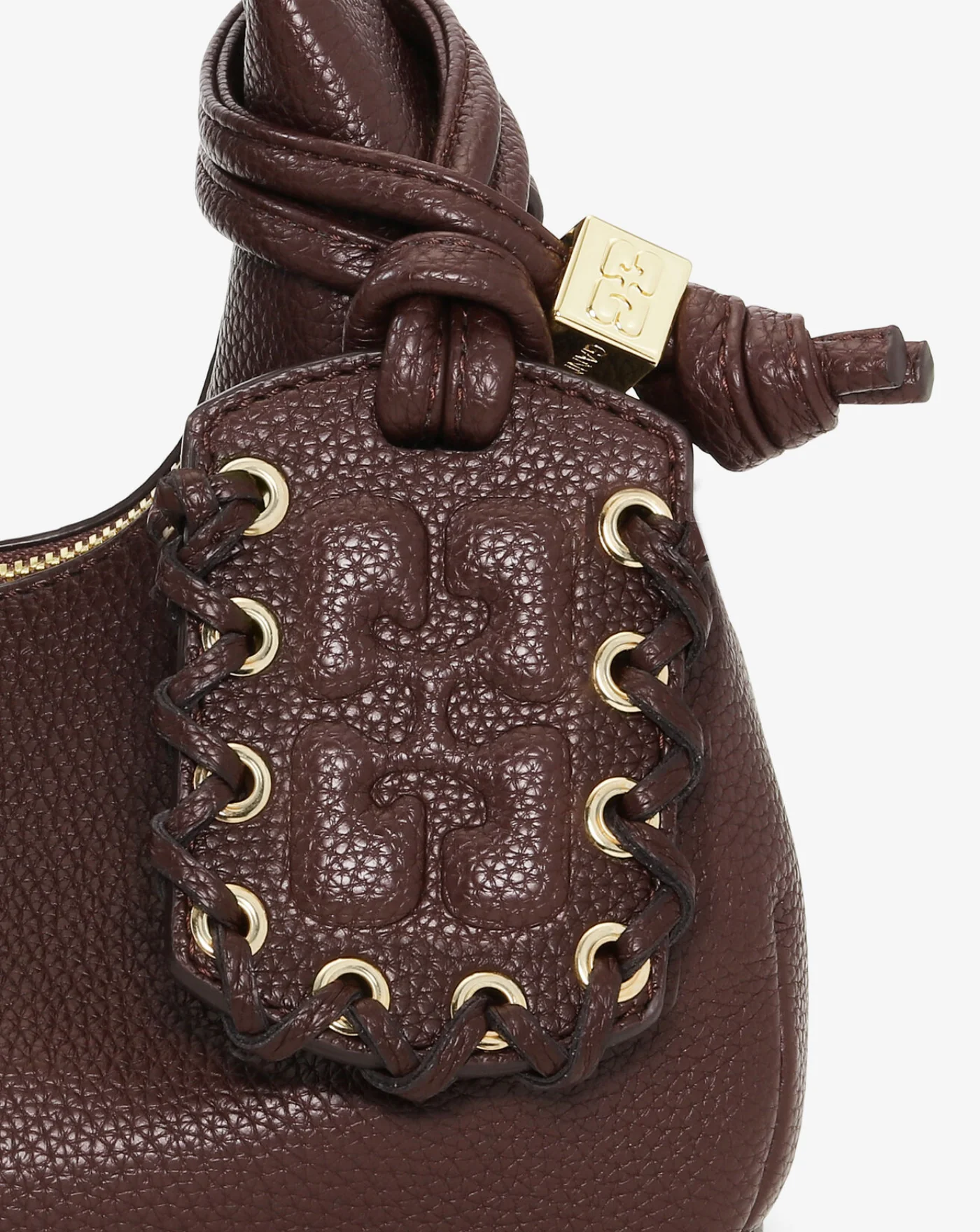 Bolso Ganni Hobo Mini grained - Image 6