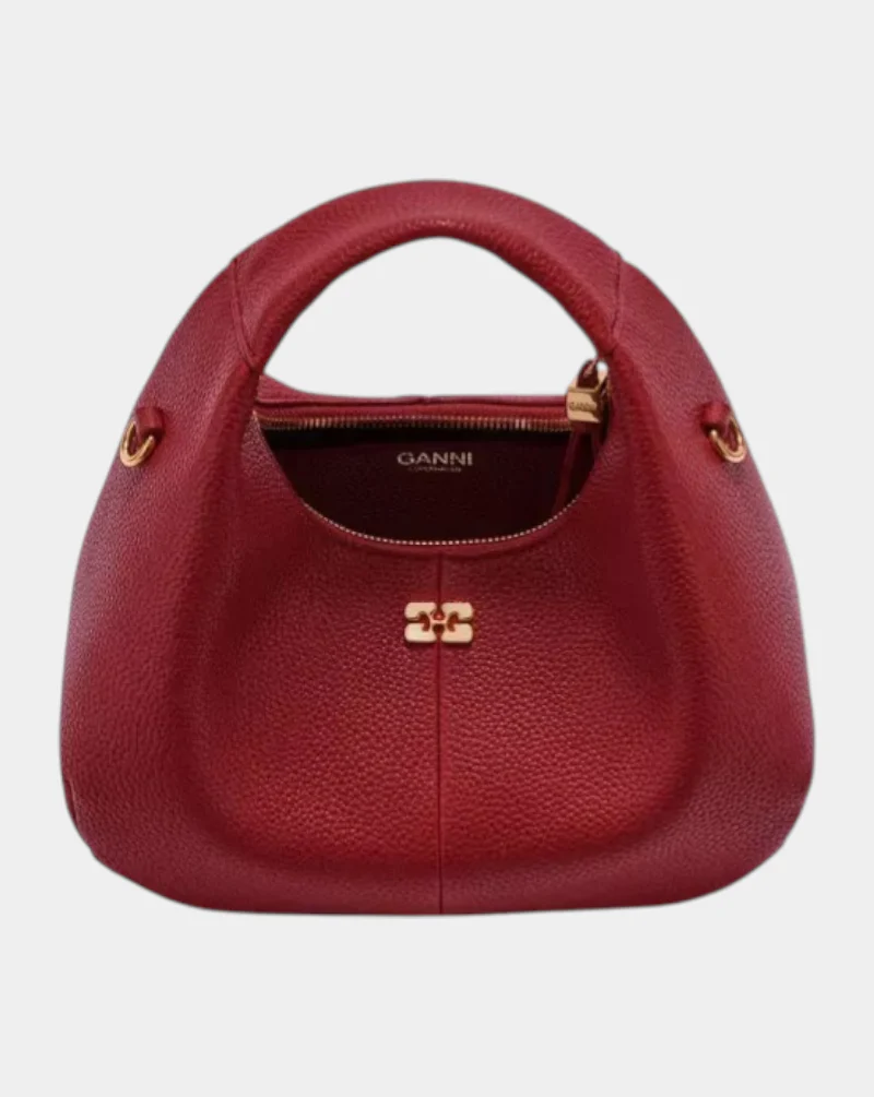 Bolso Ganni Hobo Mini Grained - Image 3