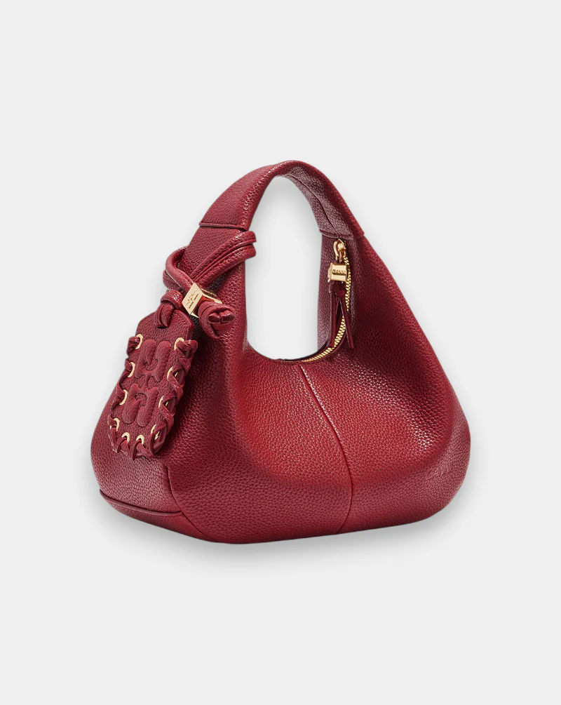 Bolso Ganni Hobo Mini Grained - Image 2