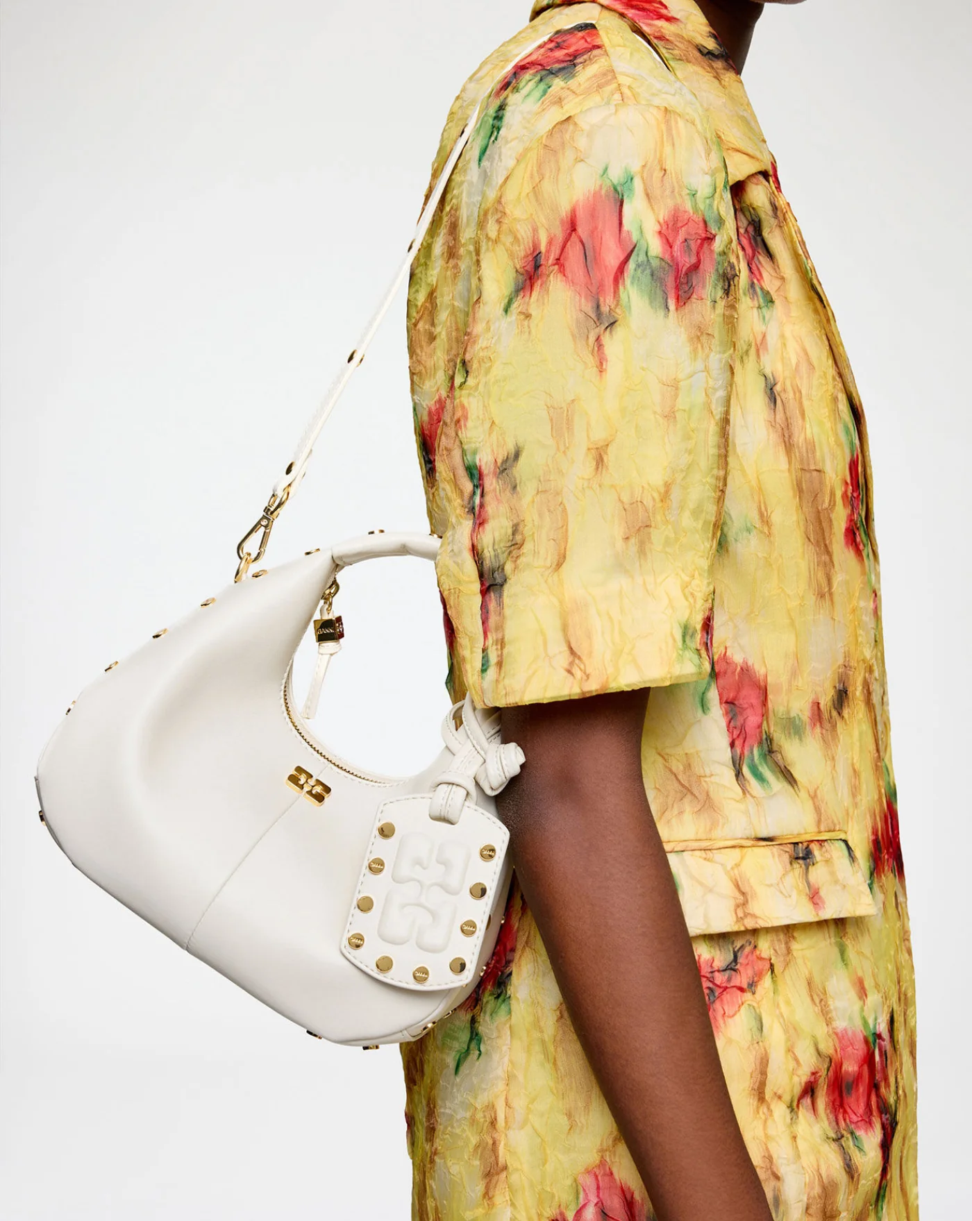 Bolso Ganni Hobo Mini Studs - Image 5
