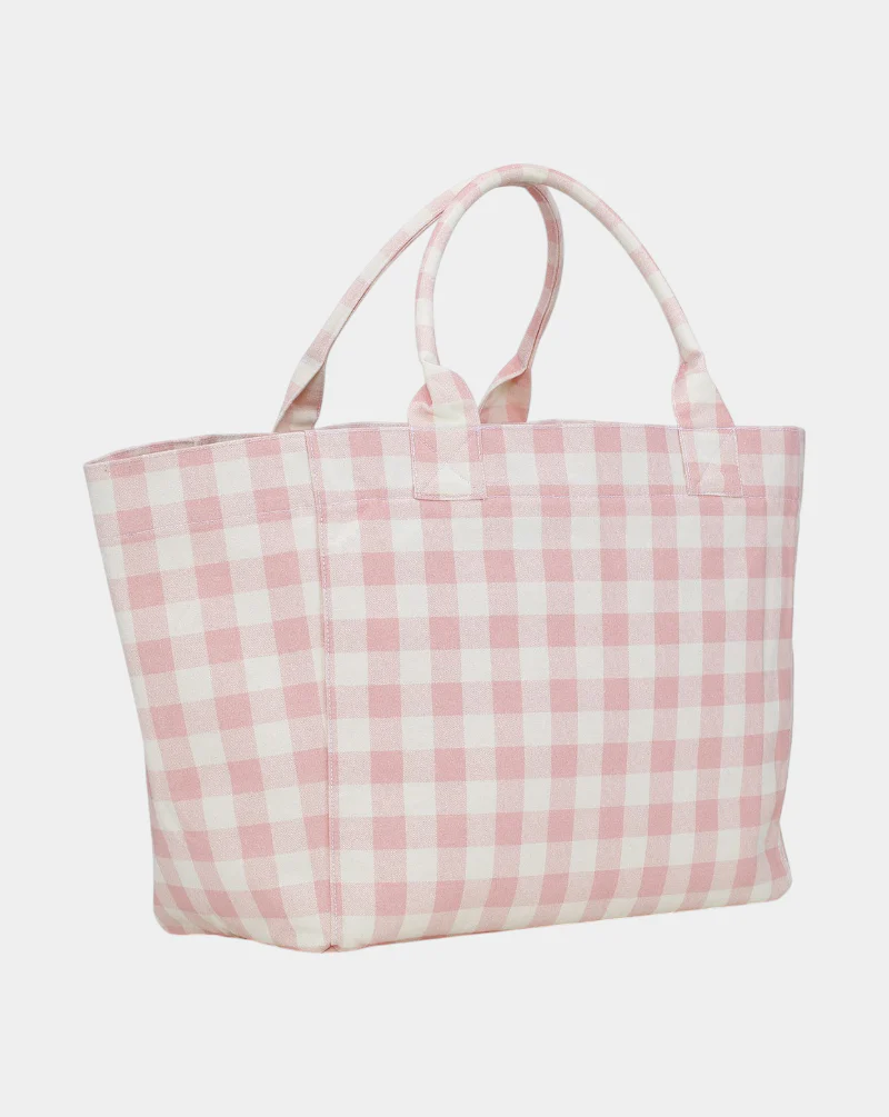 Bolso Ganni Shopper XXL  Pocket Vichy - Image 2