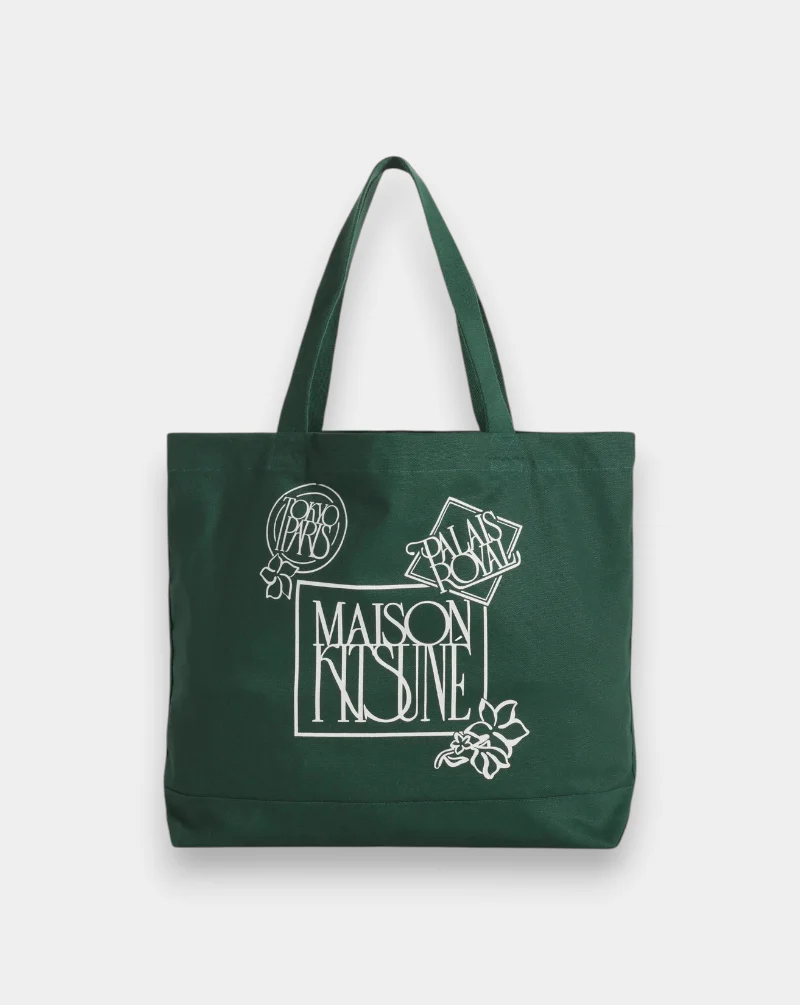 Bolso Maison Kitsune Art Nouveau Stamp Tote