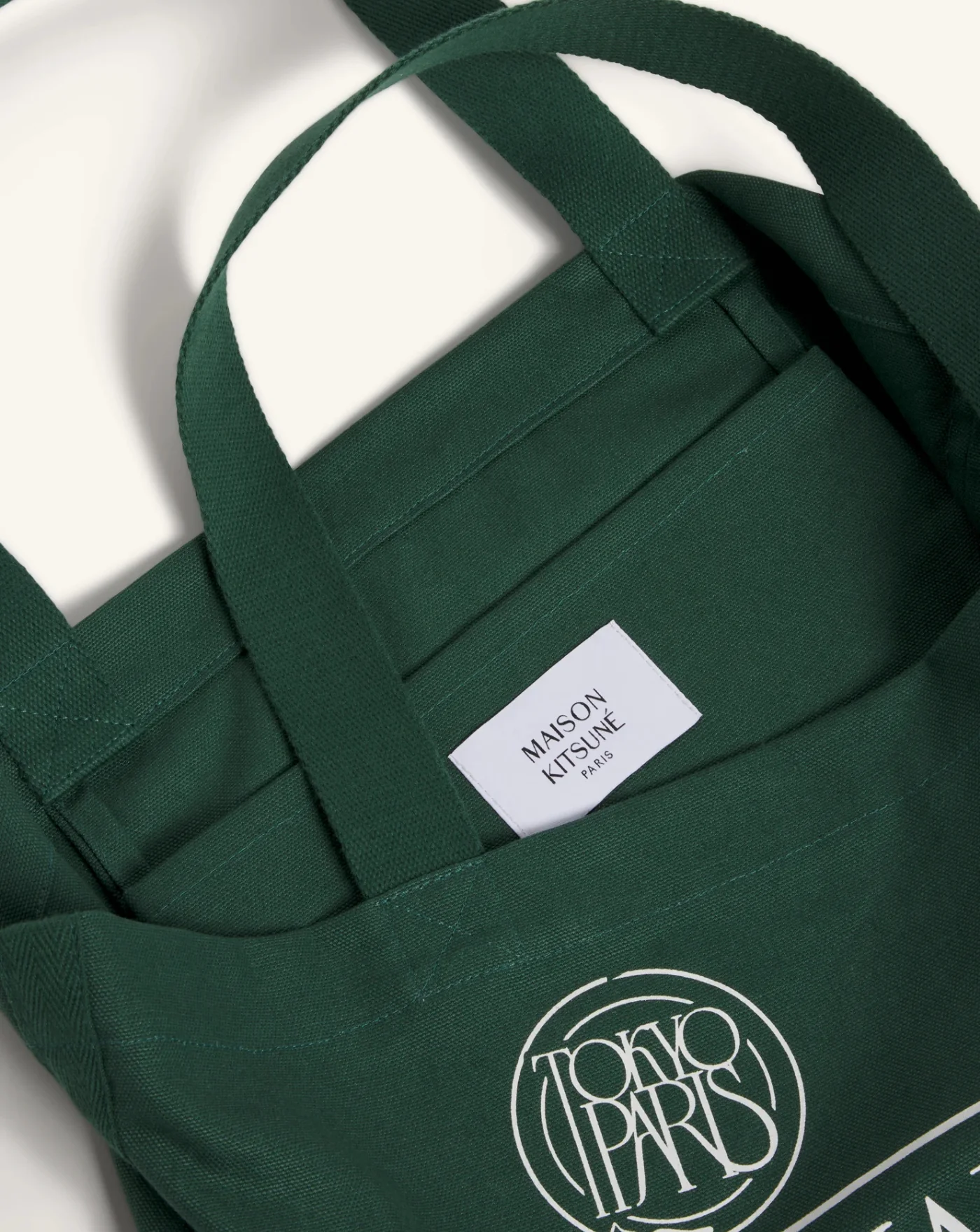 Bolso Maison Kitsune Art Nouveau Stamp Tote - Image 5