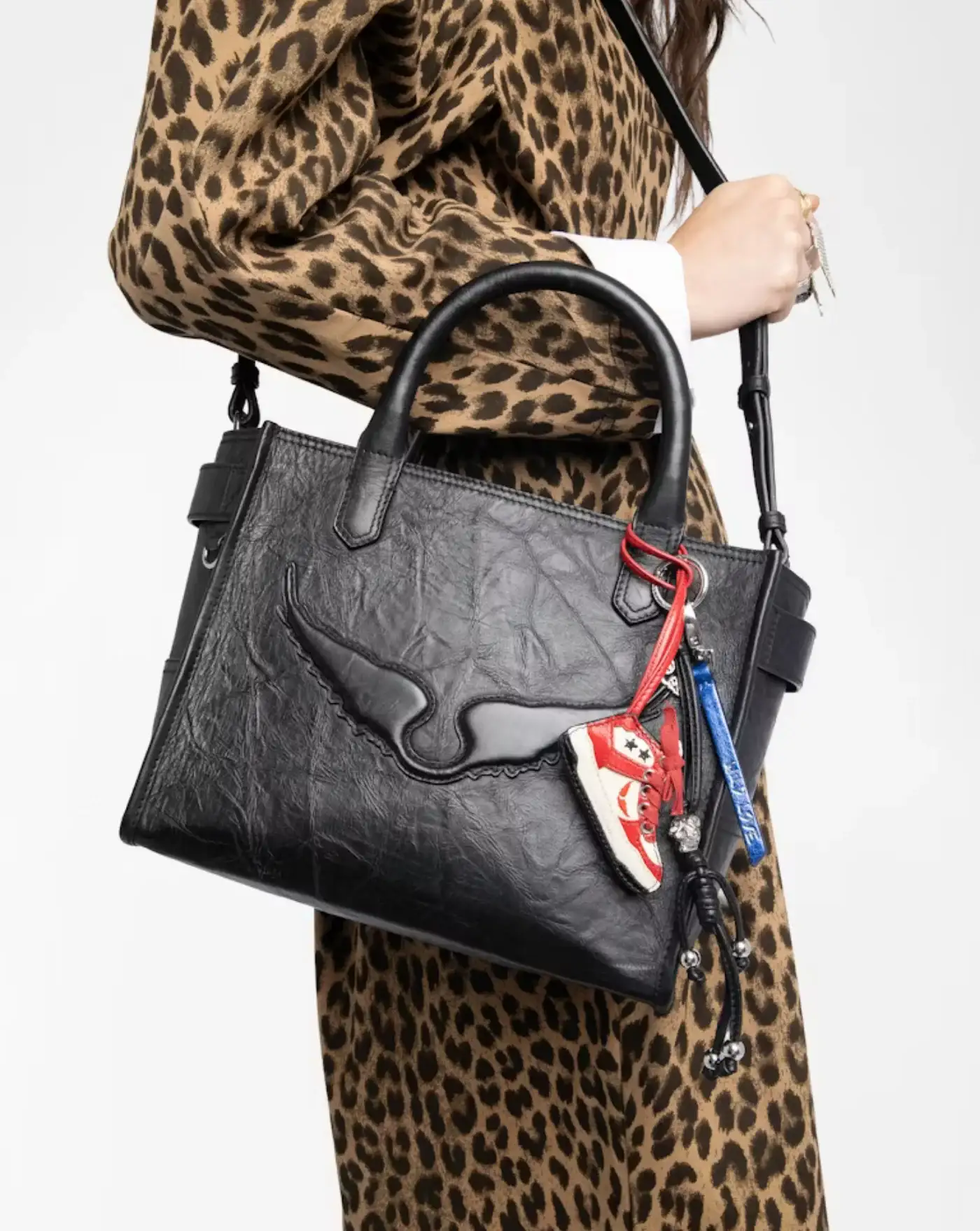 Bolso Zadig & Voltaire Angel Tote Xs Cow Burnish - Image 6
