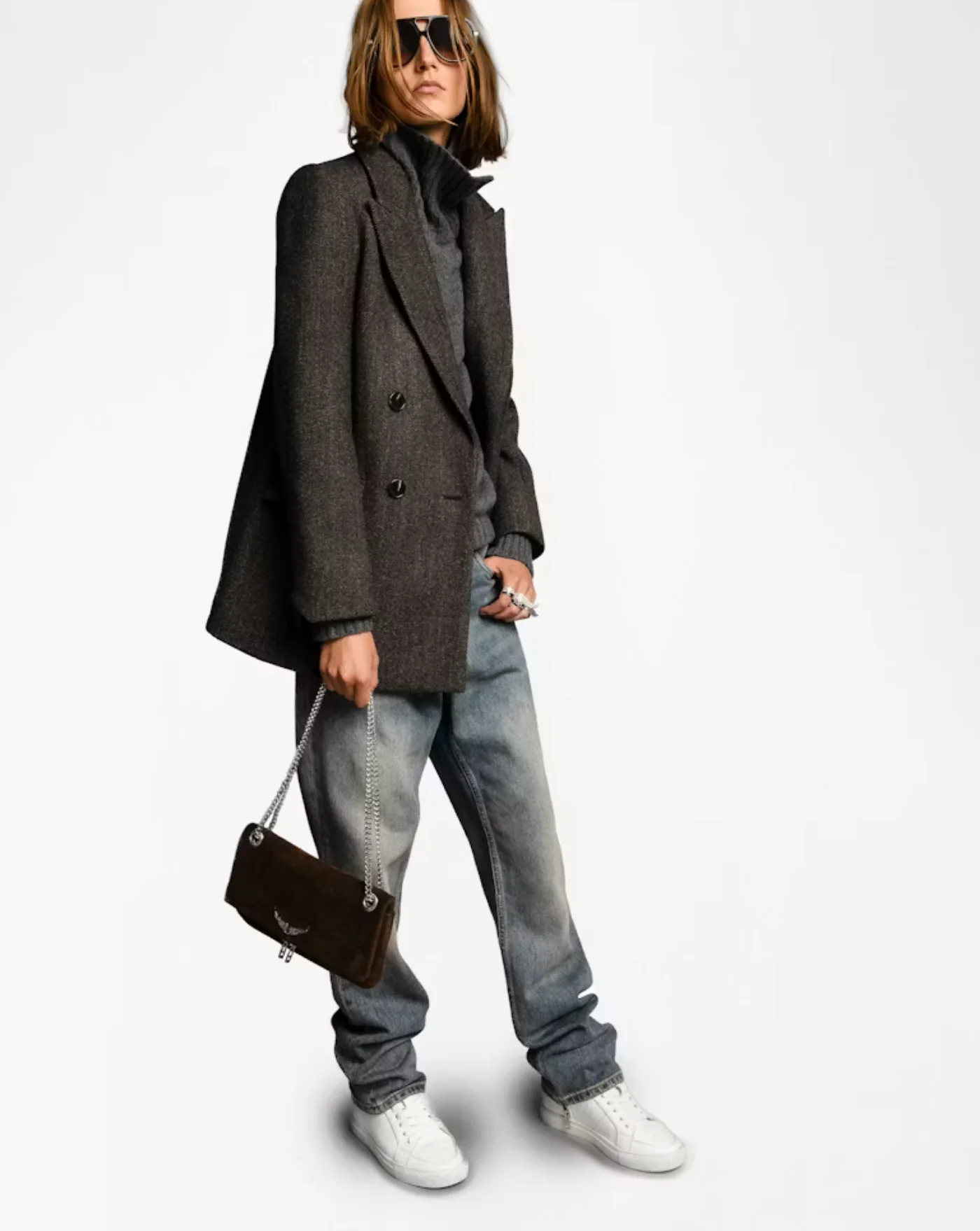 Bolso Zadig & Voltaire Rock II Suede - Image 8