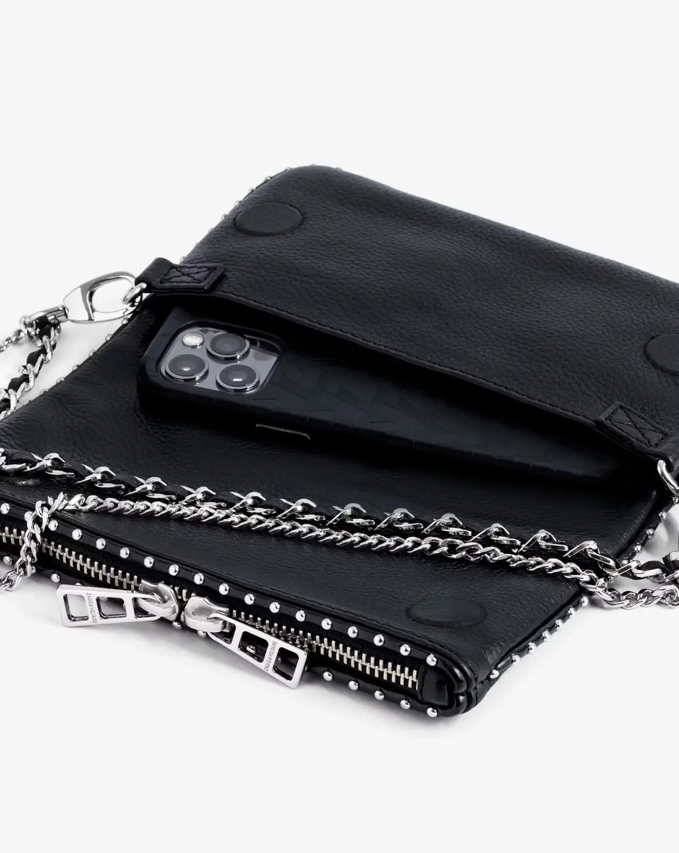 Bolso Zadig & Voltaire Rock Nano Grained Leath Studs - Image 4