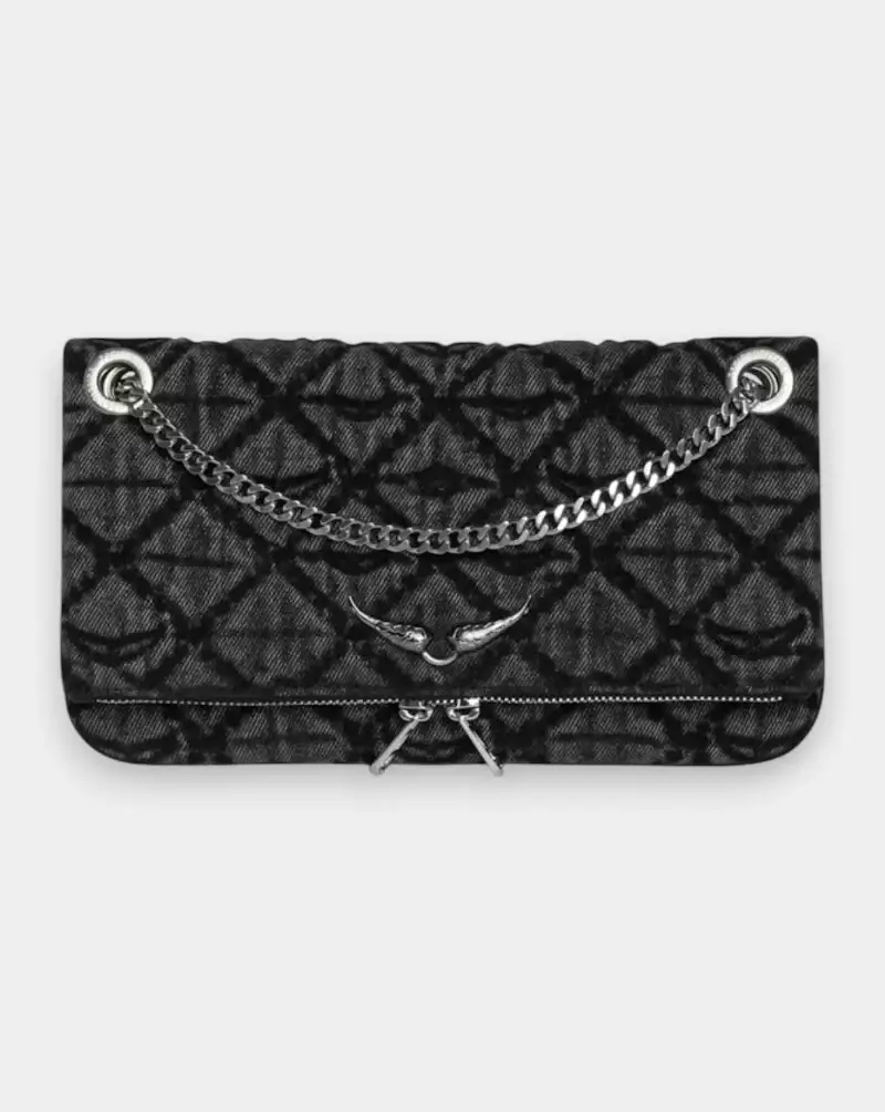 Bolso Zadig & Voltaire Rocky II Denim Monogram