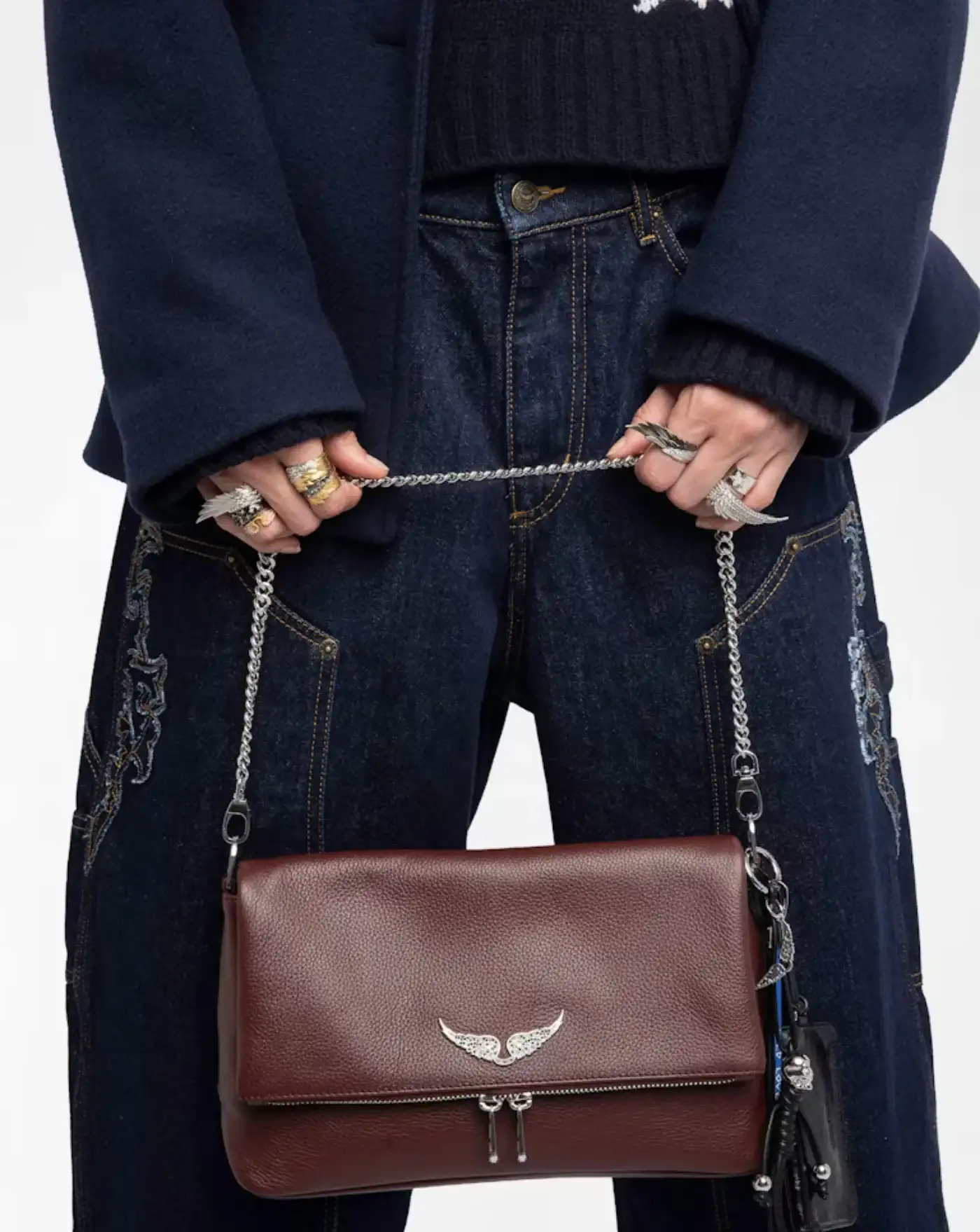 Bolso Zadig & Voltaire Rocy II Grained Leather - Image 6