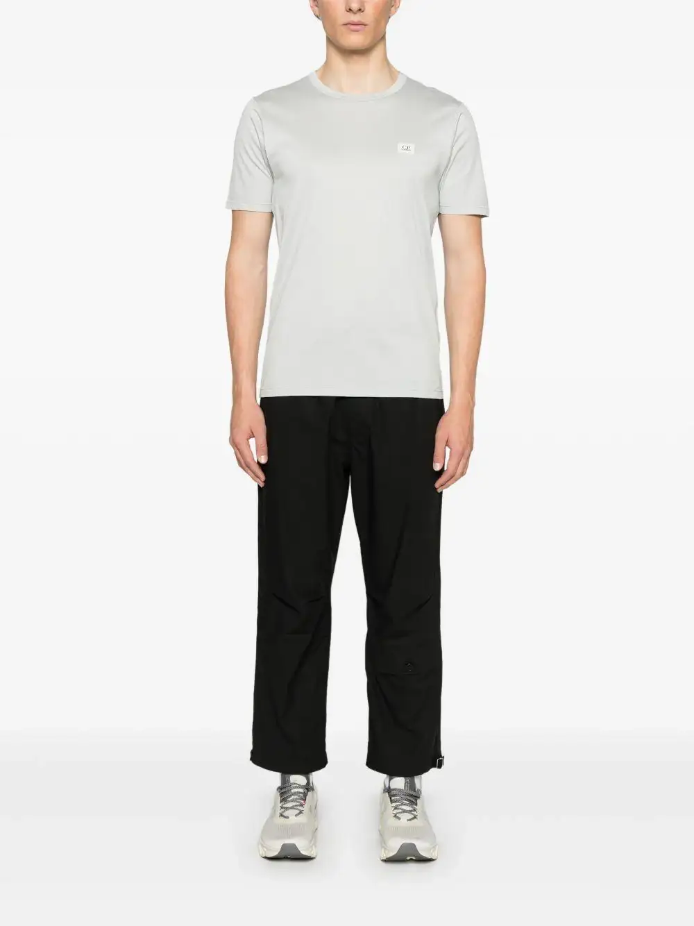 Camiseta C.P. Company Mercerized Jersey Logo Patch - Image 6