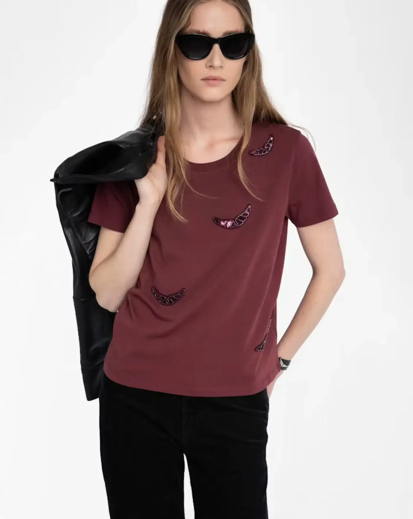 Camieta Zadig & Voltaire Alys Hc Embroidery Wings - Image 3