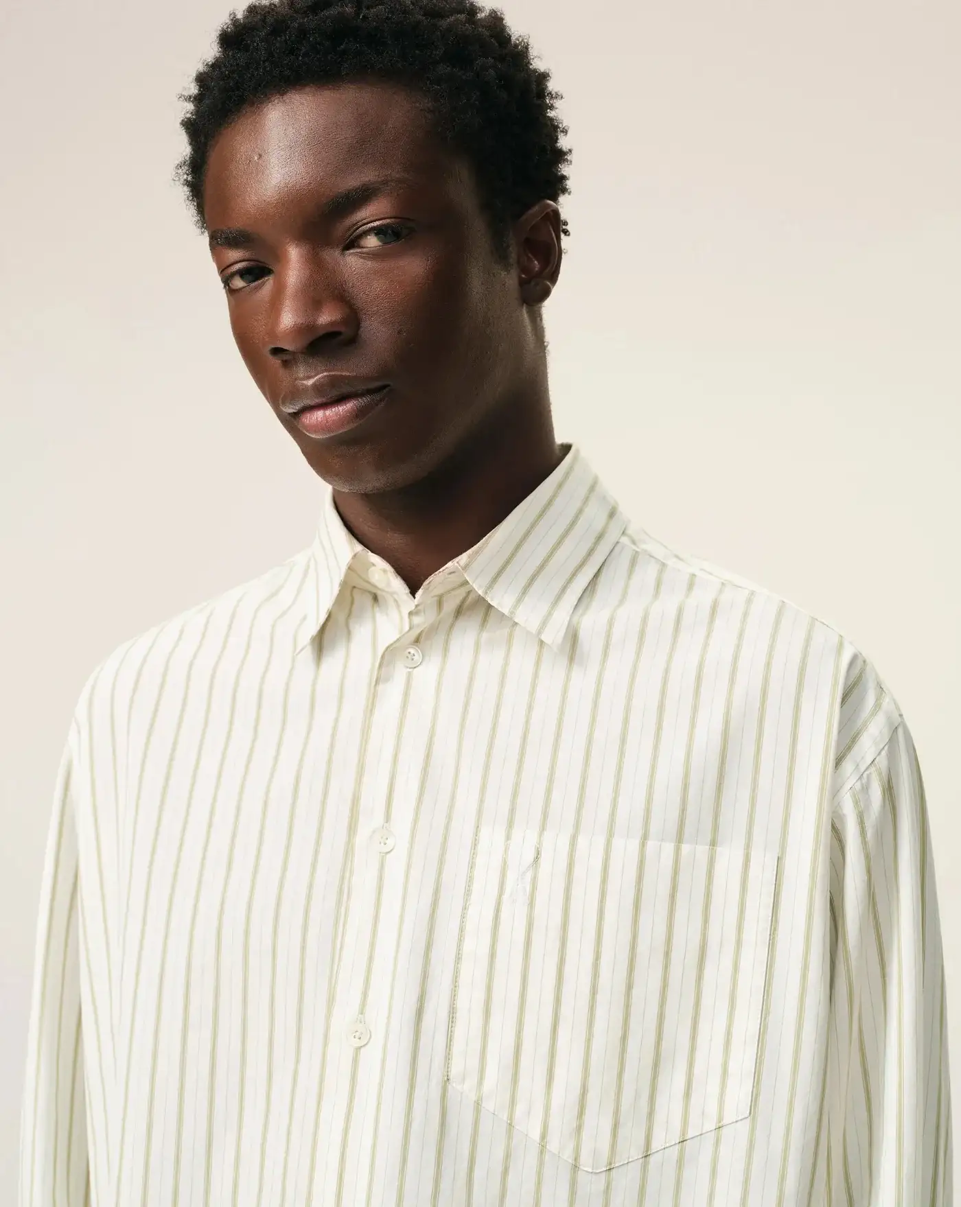 Camisa Ami Paris Boxy Long Sleeves - Image 4