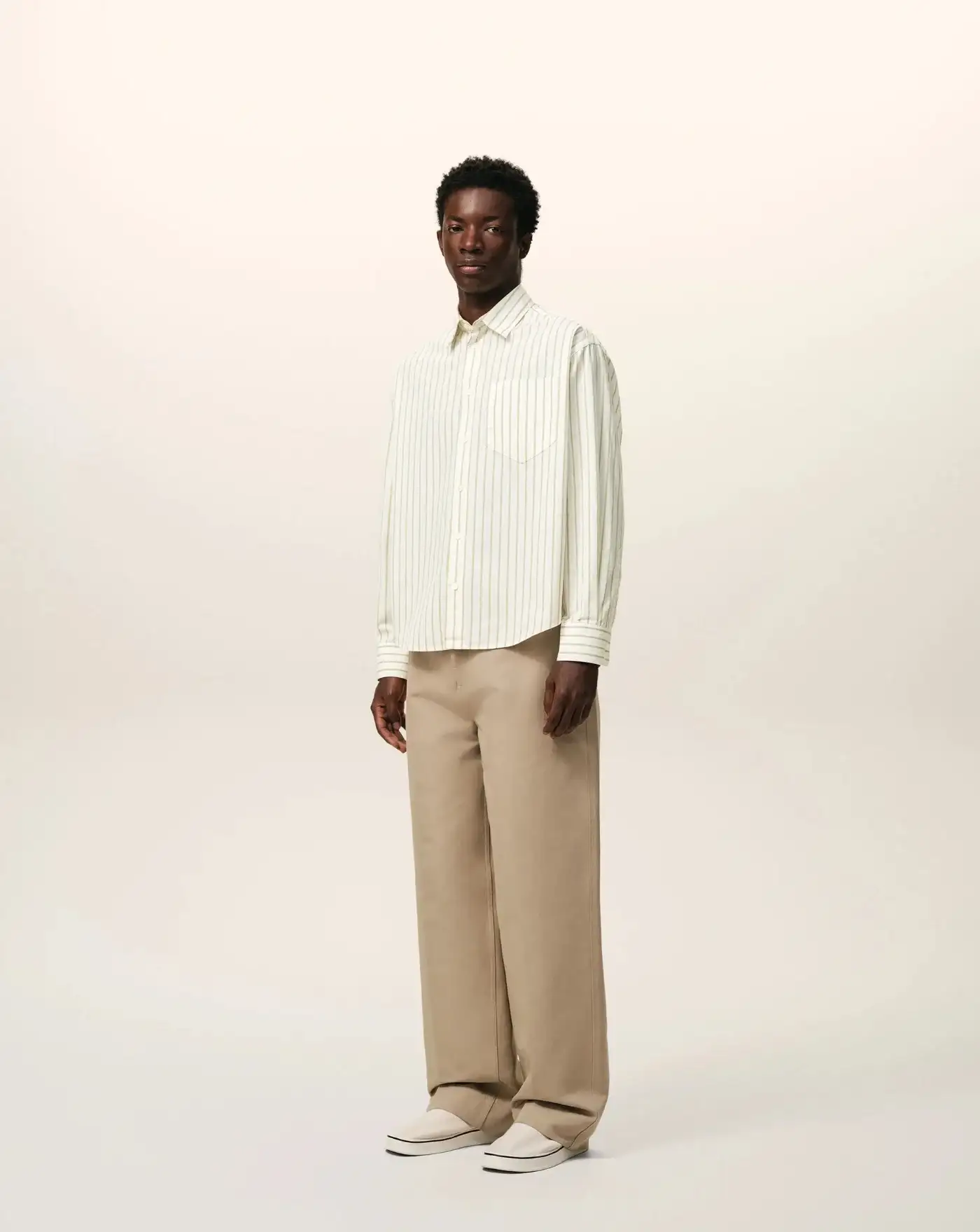 Camisa Ami Paris Boxy Long Sleeves - Image 5