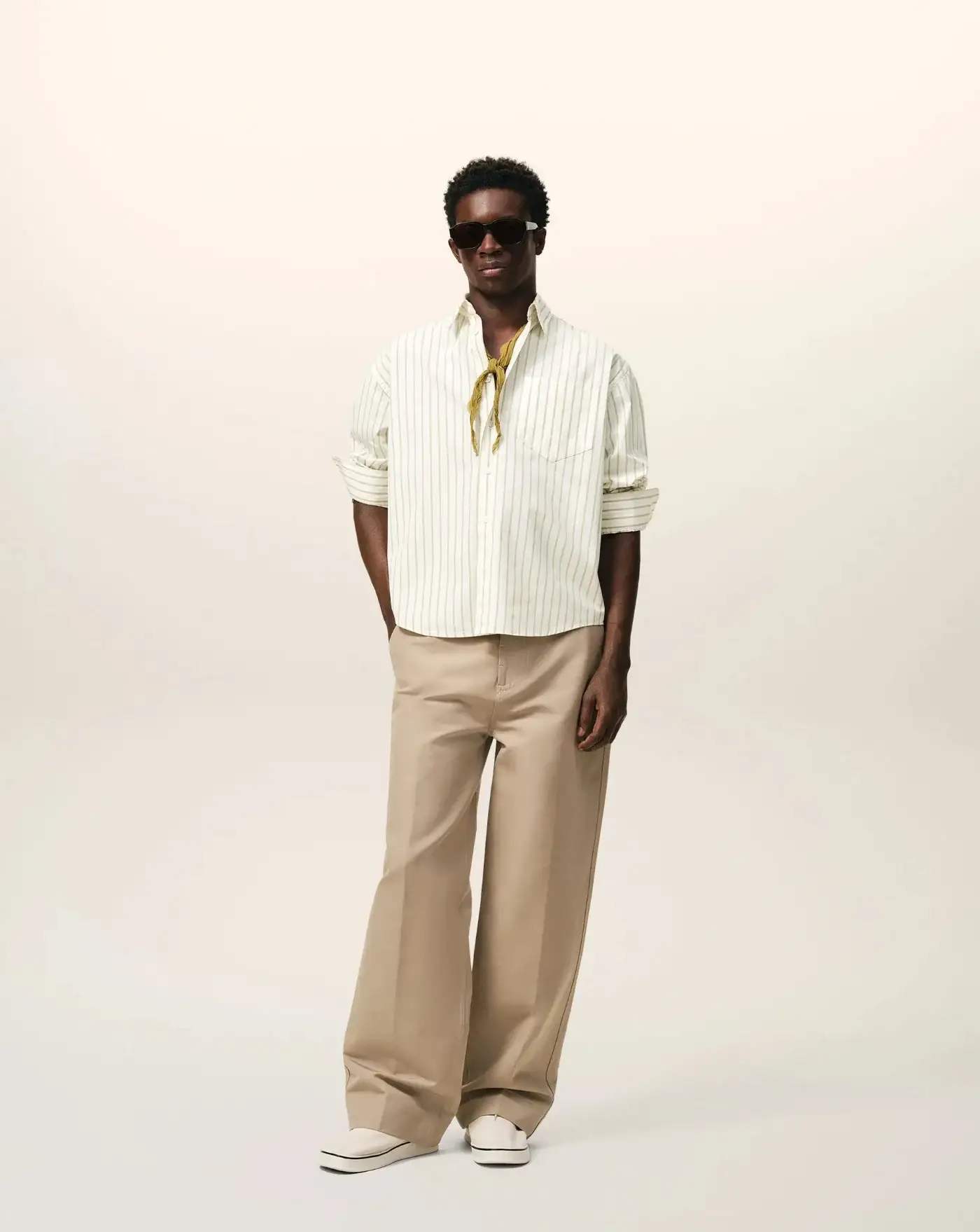 Camisa Ami Paris Boxy Long Sleeves - Image 6
