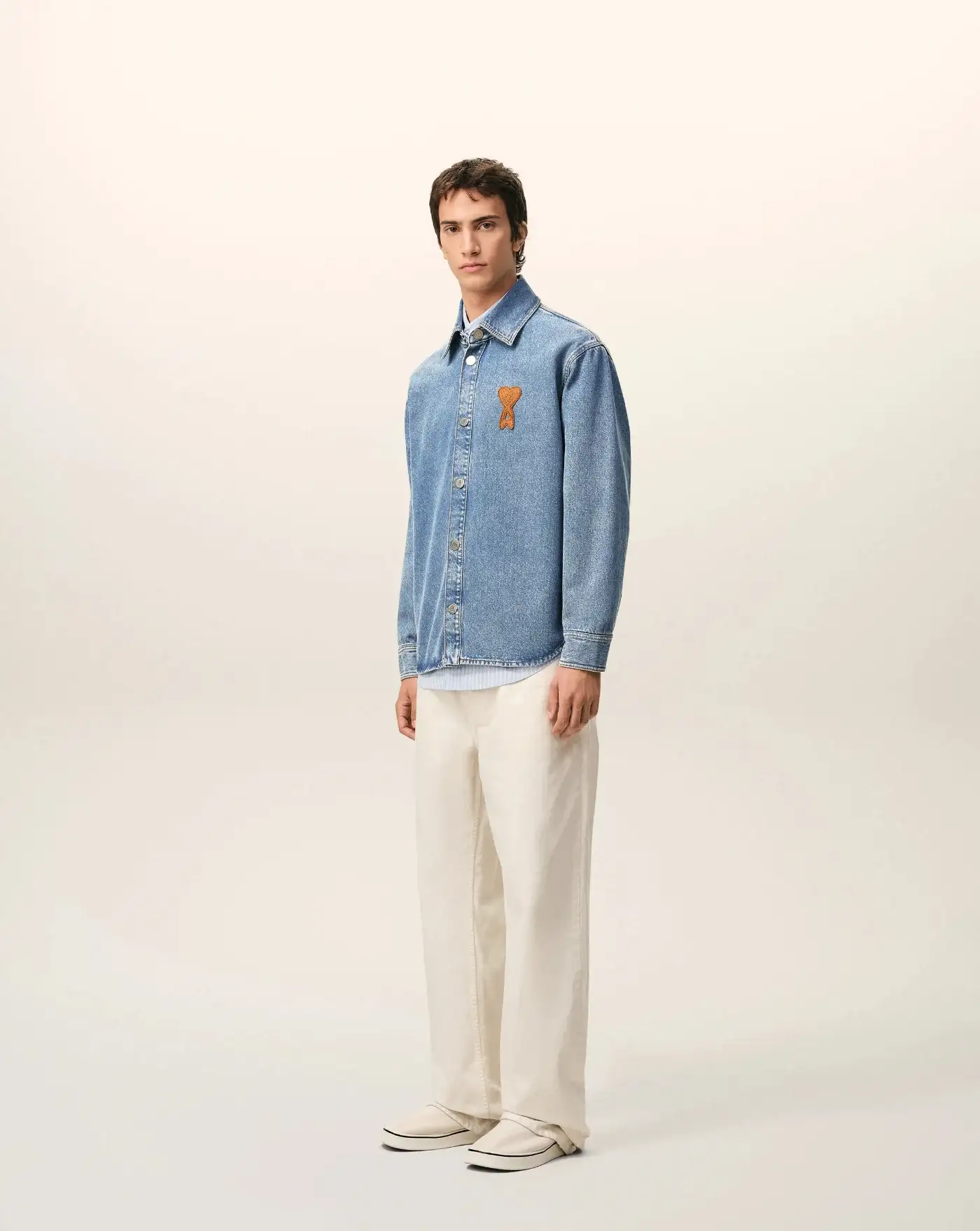 Camisa Ami Paris Denim - Image 6