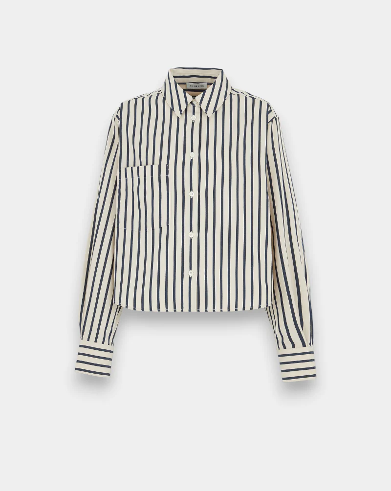 Camisa Anine Bing Essie Cropped Shirt