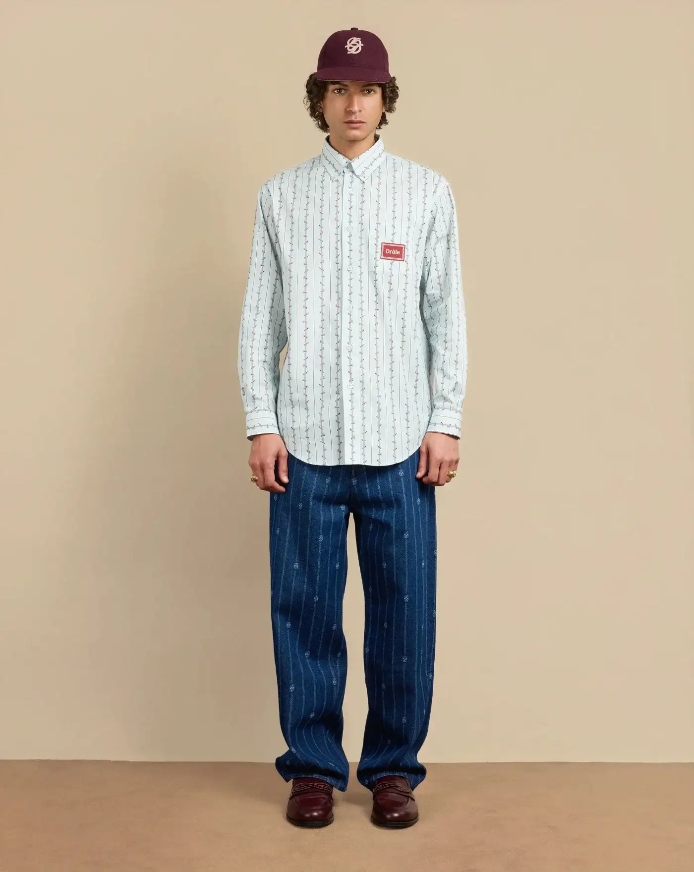 Camisa Drole de Monsieur La Chemise Fleurs Tressees - Image 2