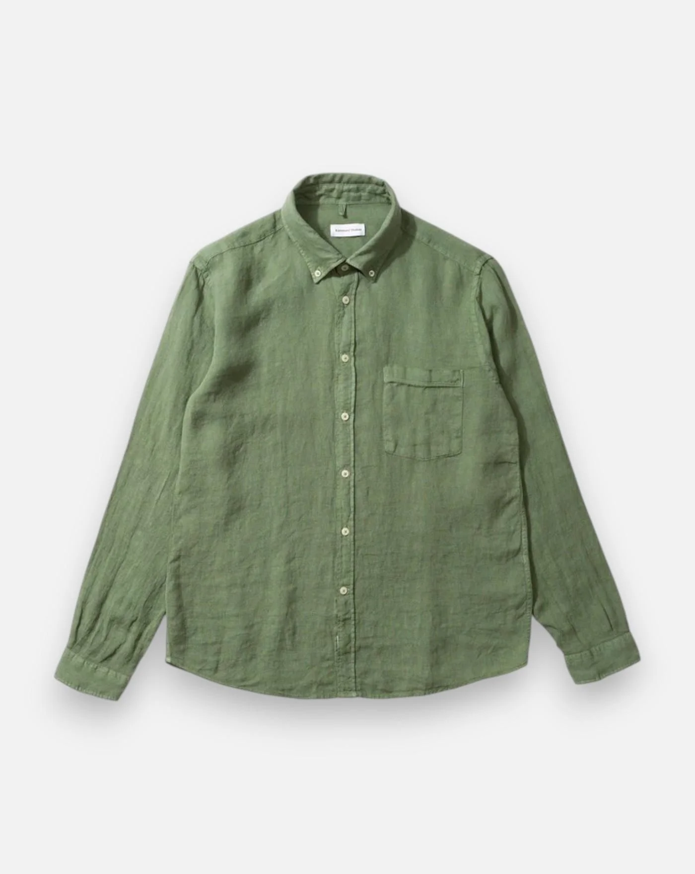Camisa Edmmond linen shirt khaki