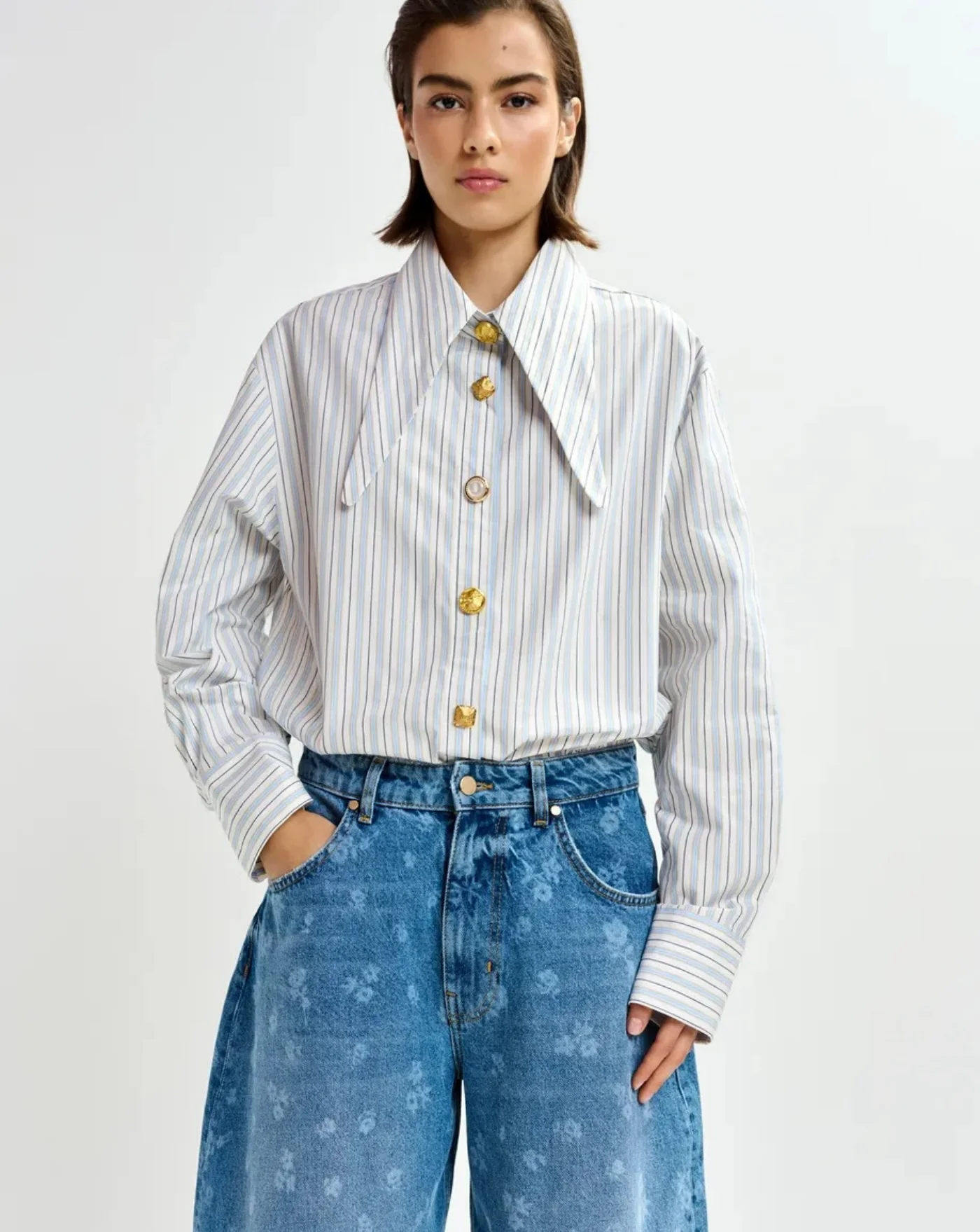 Camisa Essentiel Antwerp Jomato Pointy Collar Shirt - Image 2